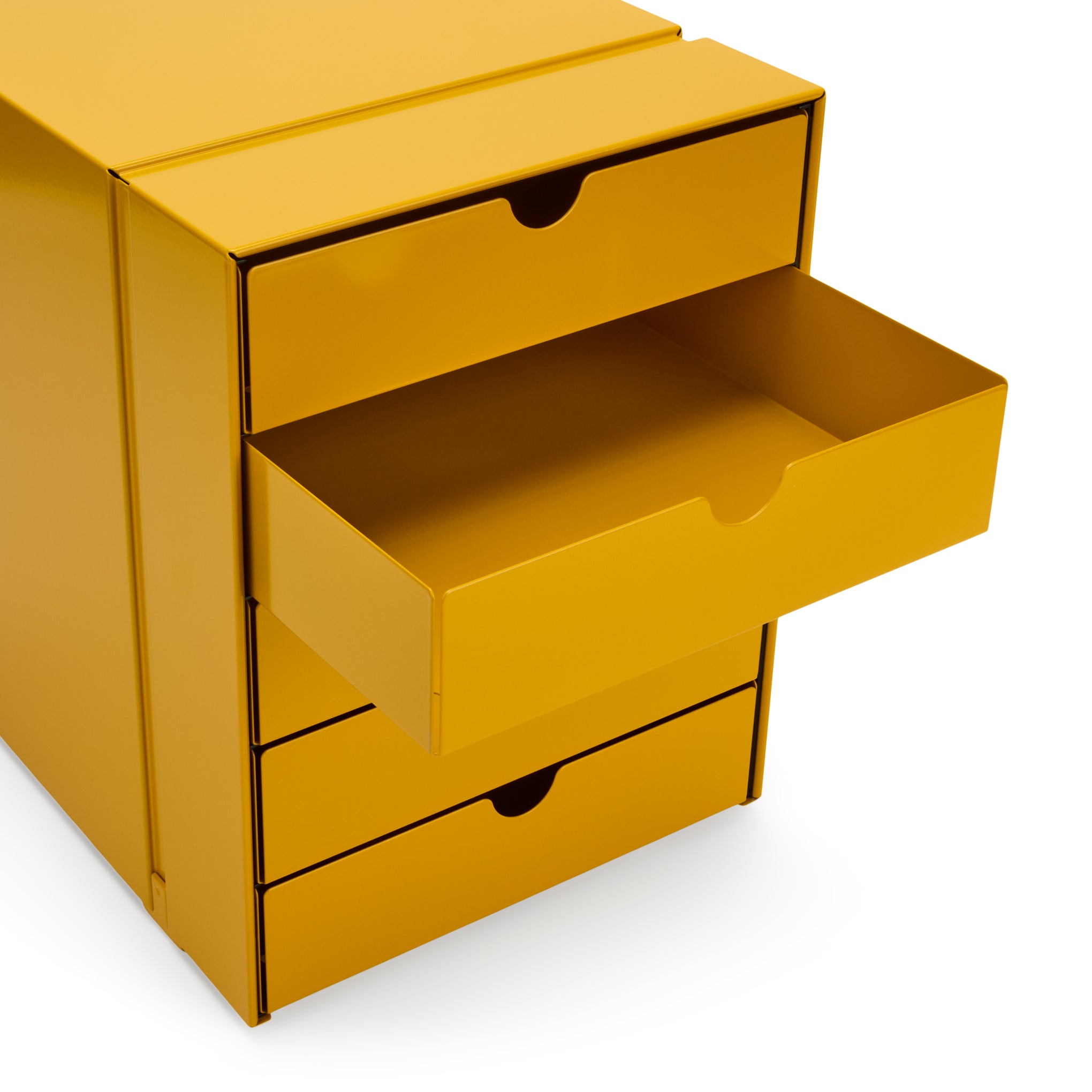 USM Haller 5-Drawer Set - Yellow - Image 4