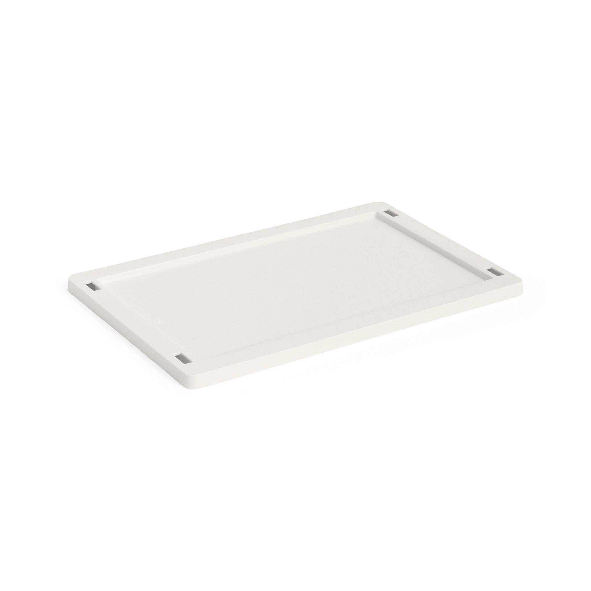 HAY Recycled Storage Bin Collapsible Plastic Lid - Off White - Image 2