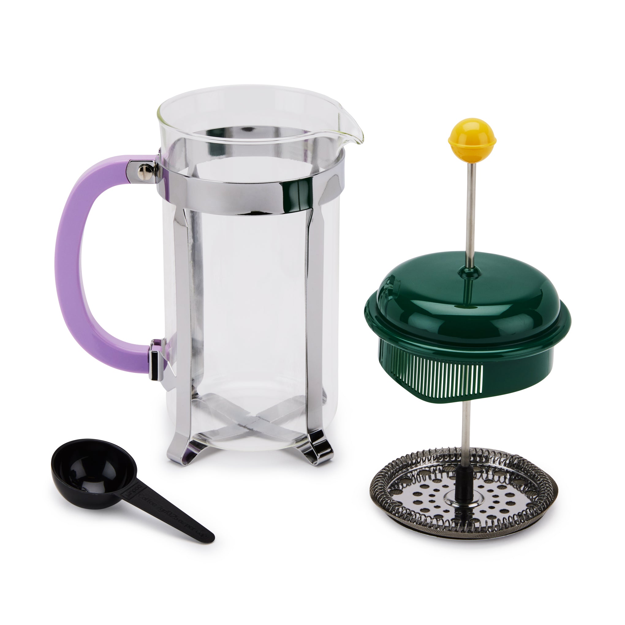 Bodum Caffettiera French Press - Dark Green/ Lilac - Image 4