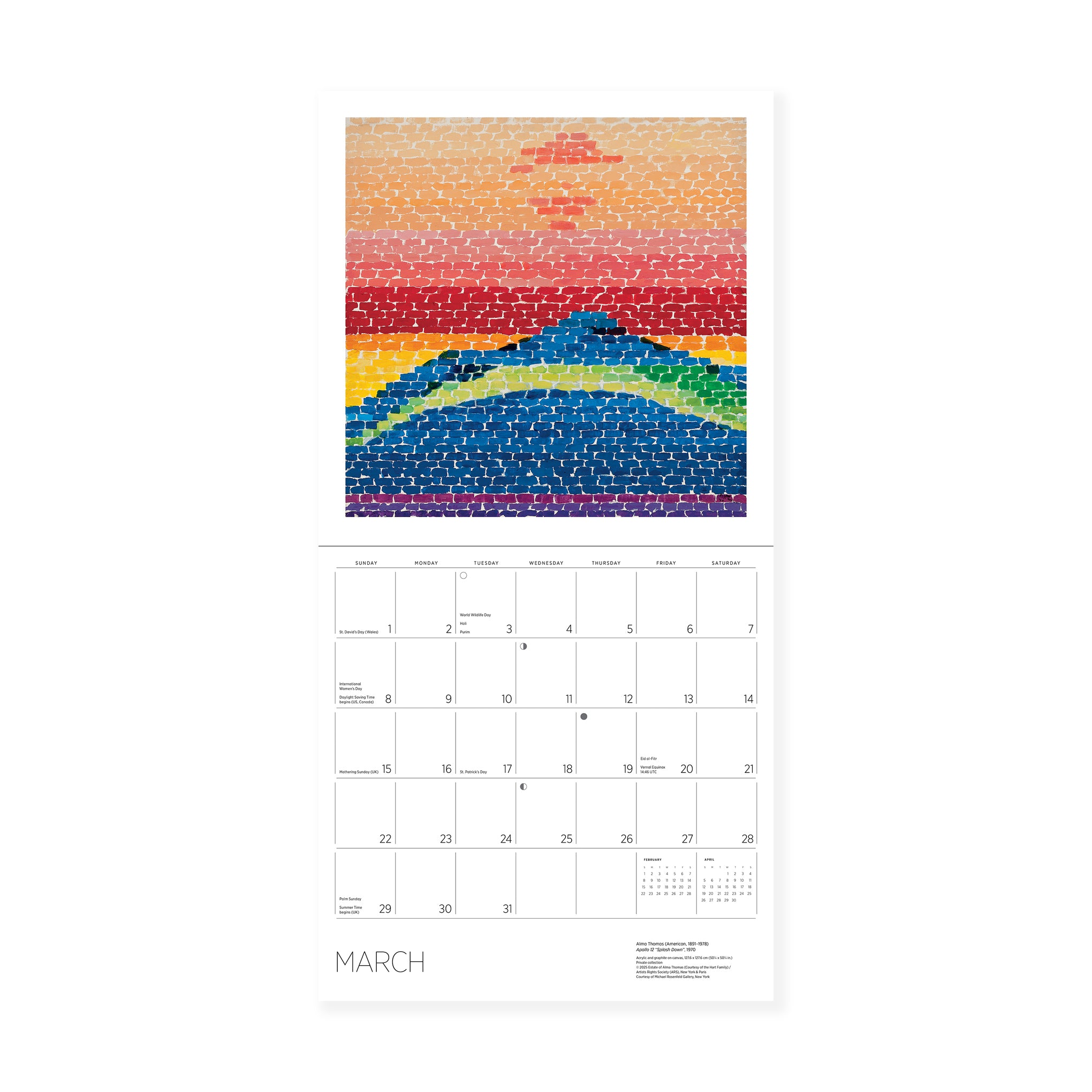 2026 Alma Thomas Wall Calendar - Image 5