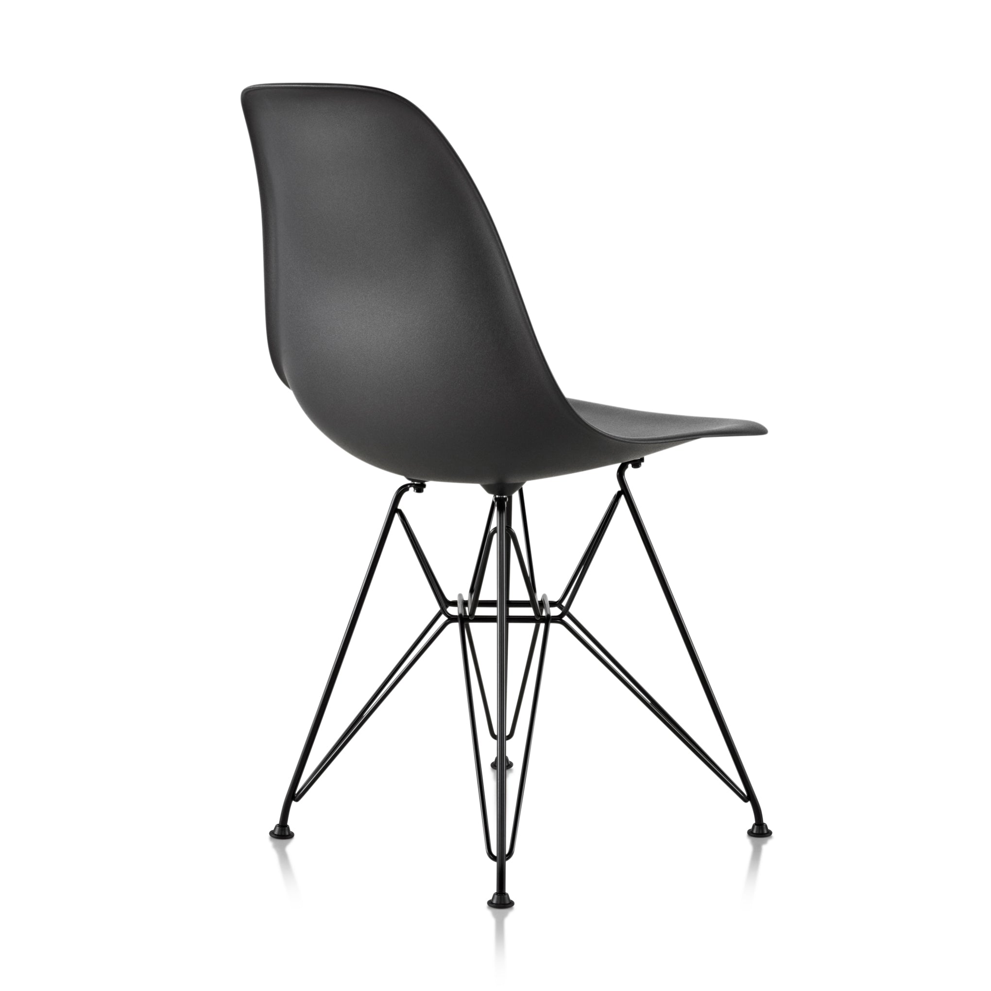 Eames® Molded Recycled Plastic Side Chair - Black - Image 4