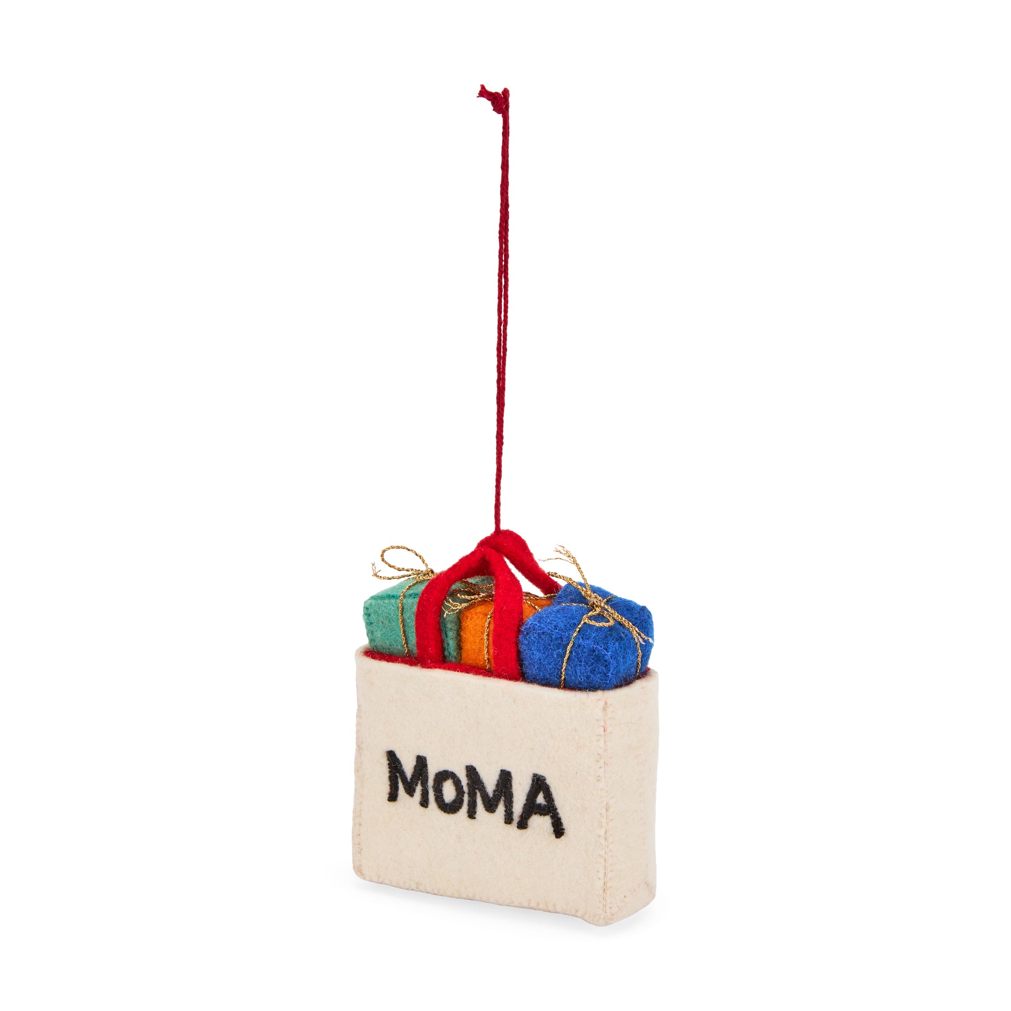 MoMA Shopping Bag Felt Holiday Ornament - Image 3