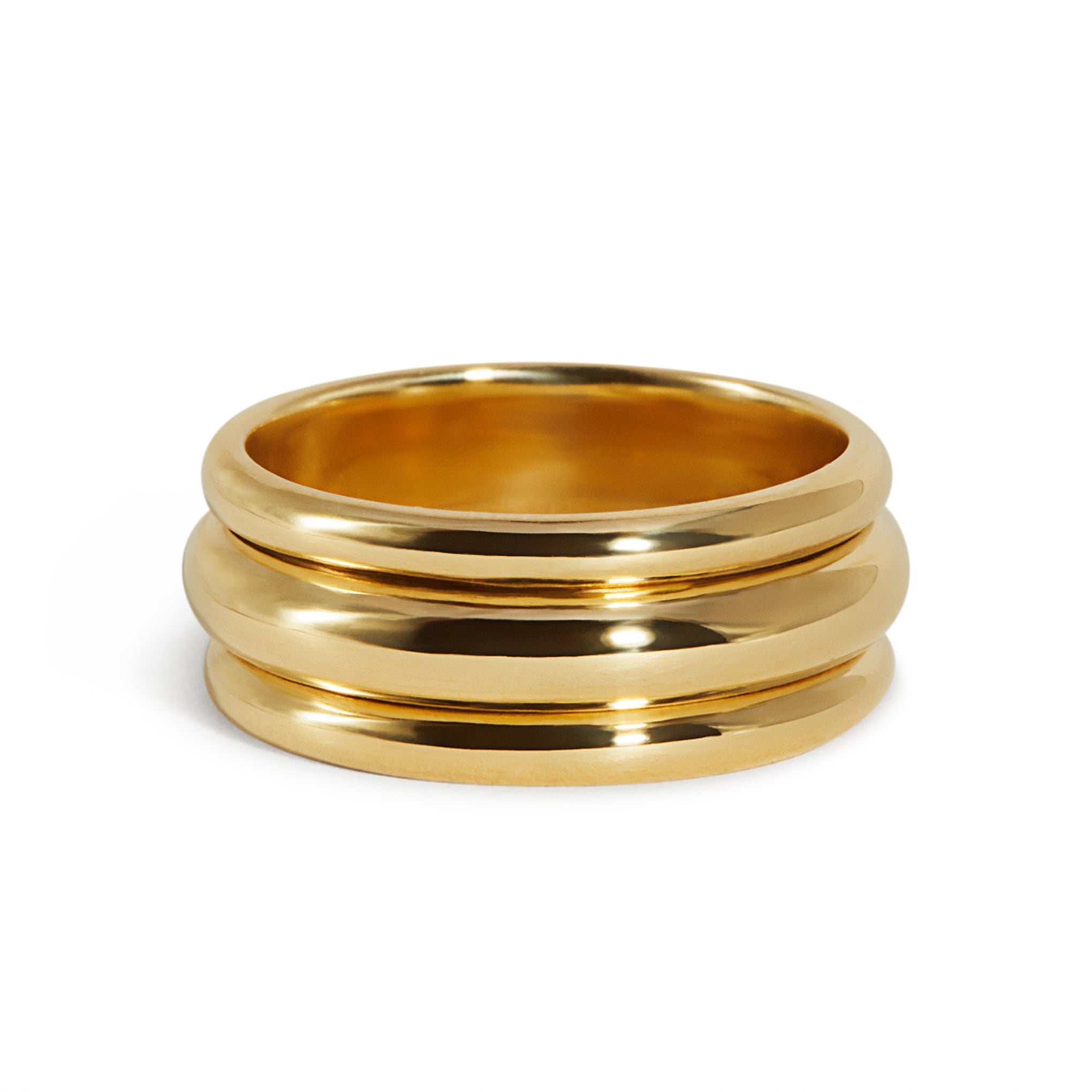 Pivot Ring III - 14k Yellow Gold