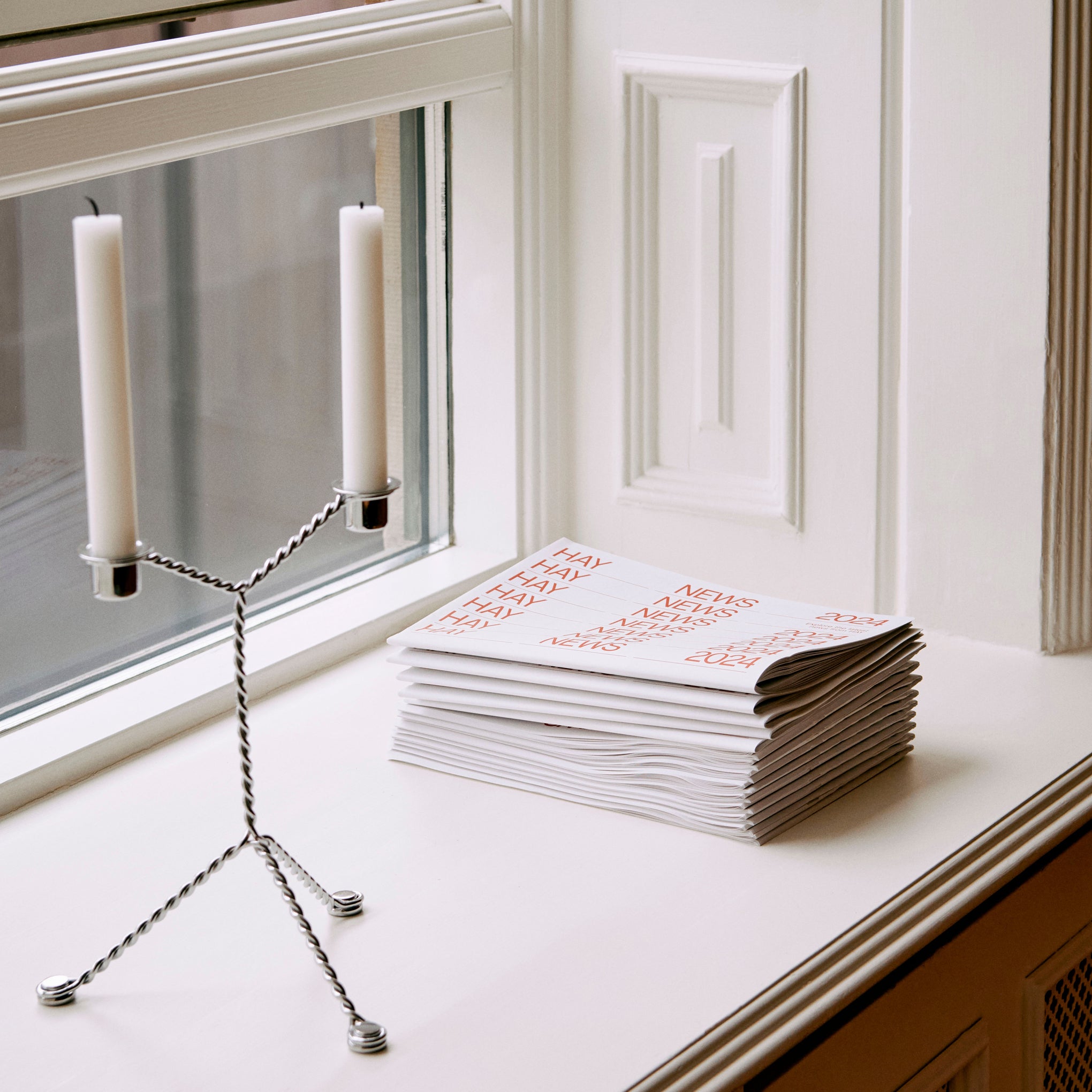 HAY Wire Candle Holder - Mirror - Image 3