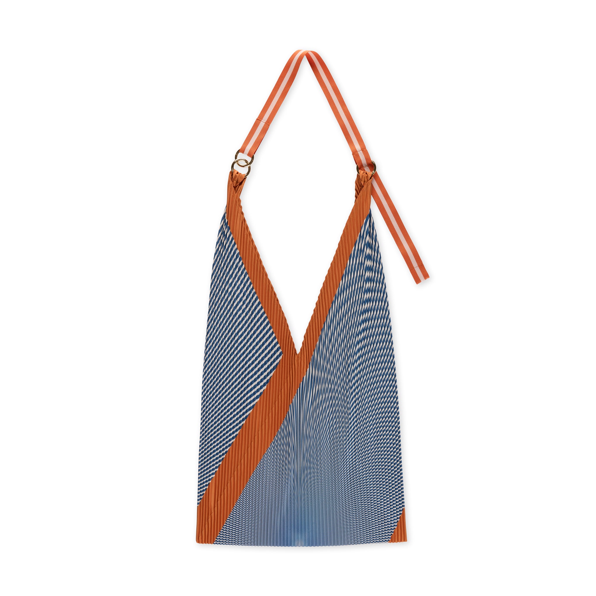 Pleated Recycled Polyester Y Bag - Anna Rust - Image 3