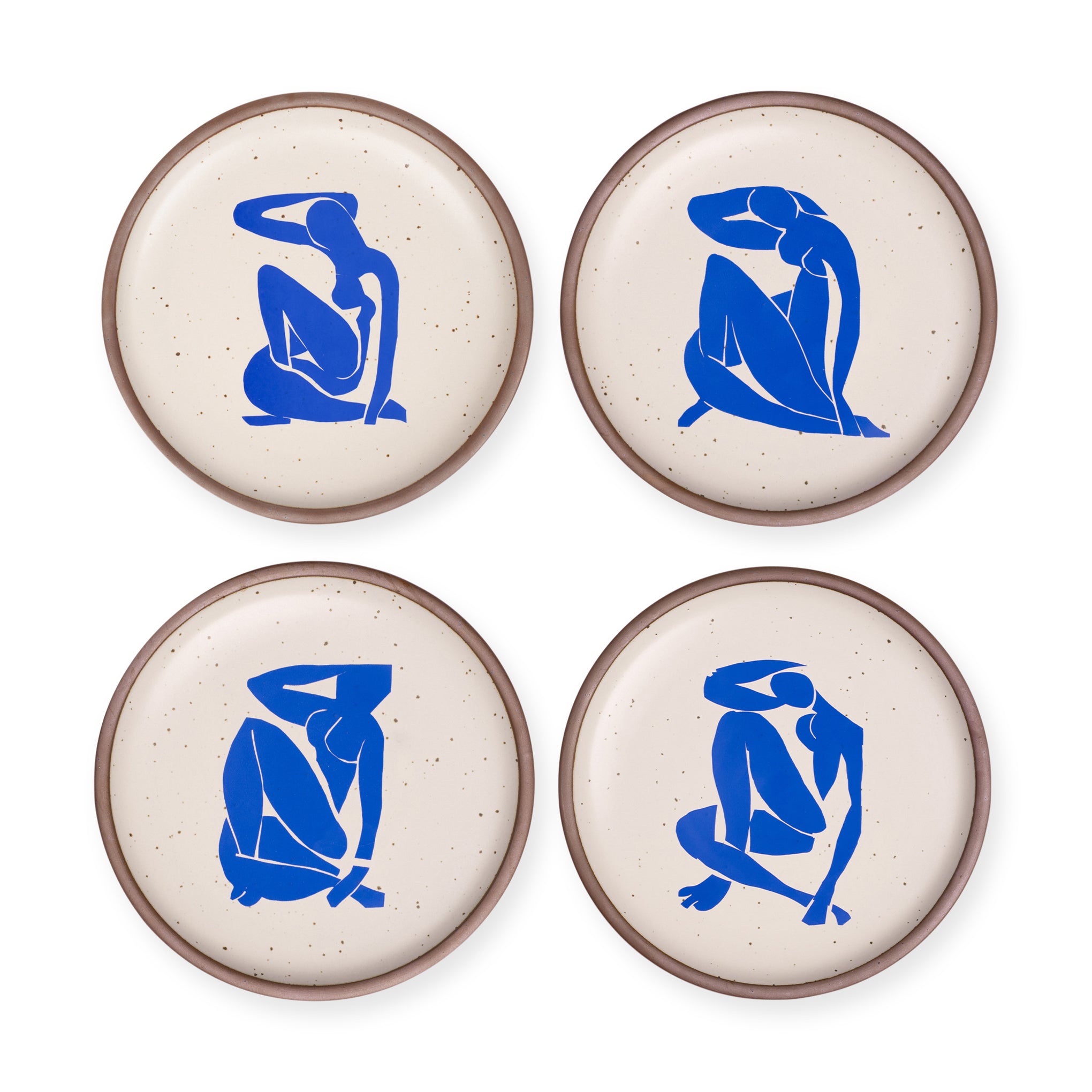 Henri Matisse Nu bleu. I?CIV Stoneware Dinner Plates - Set of 4
