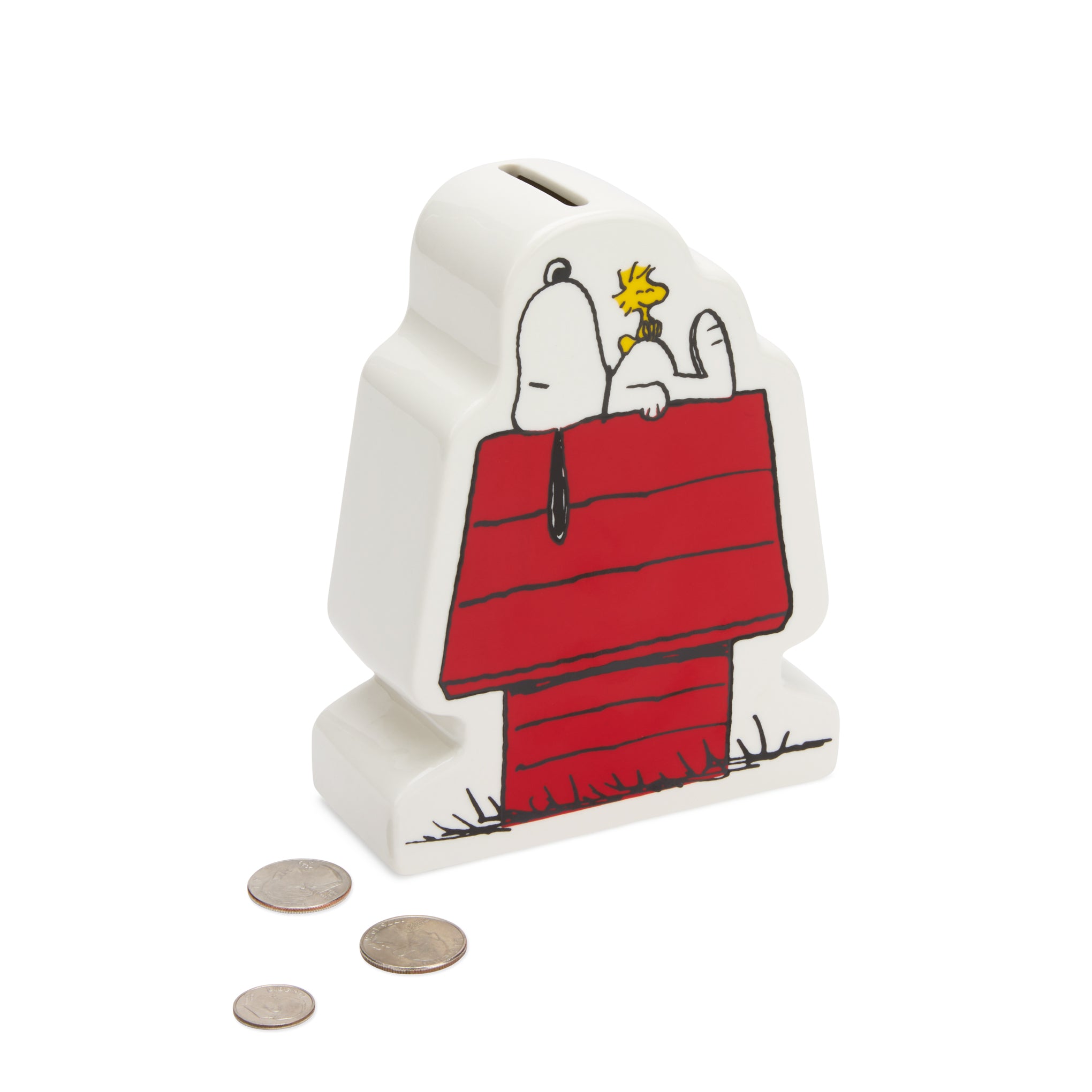 Snoopy Ceramic House Coin Bank - Image 3