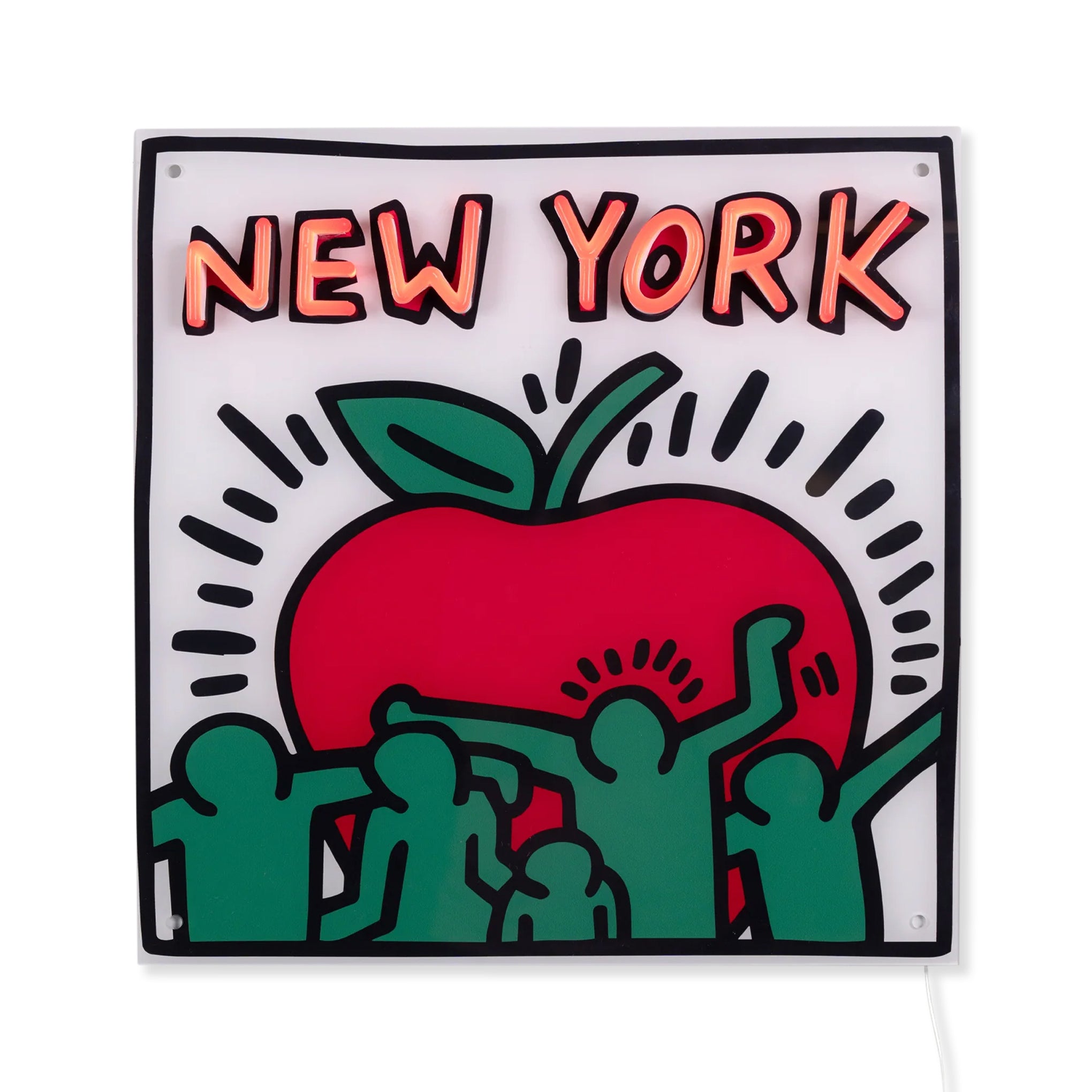 Keith Haring NYC Apple Neon Sign - Image 3