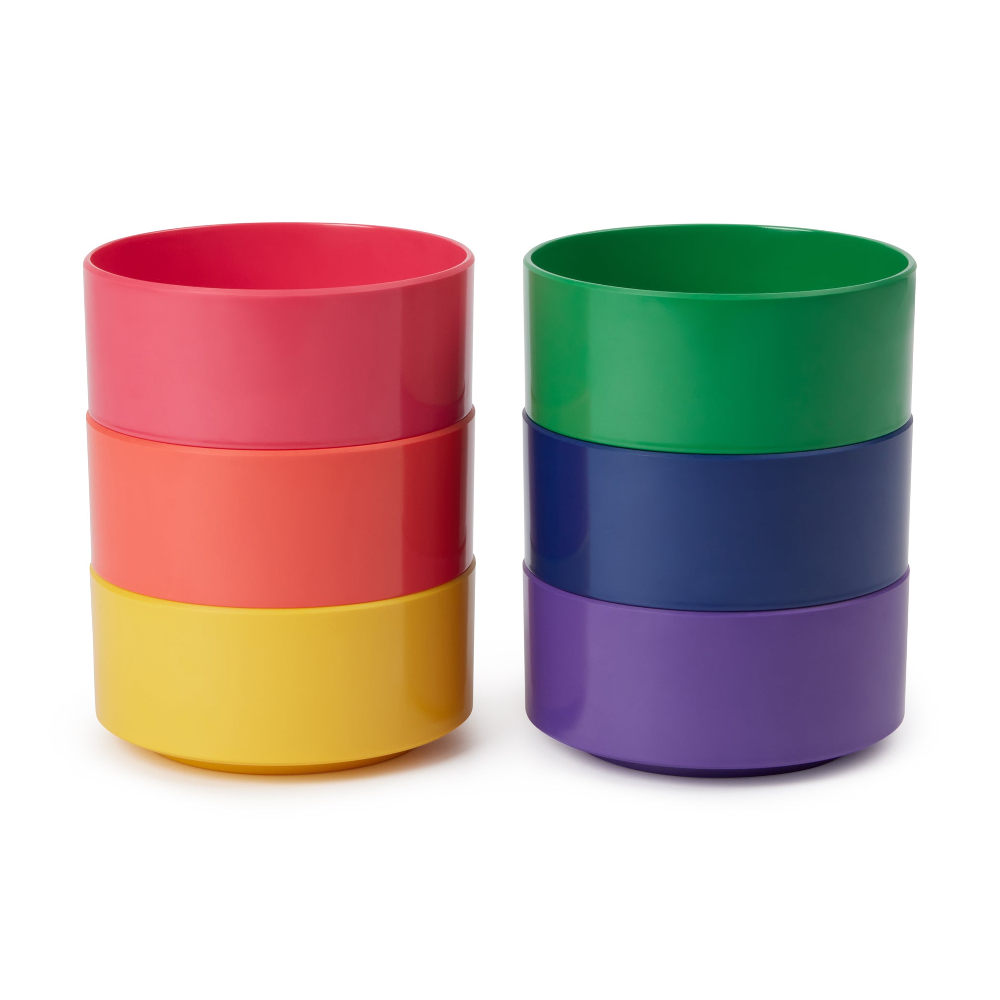 Vignelli Hellerware Rainbow Stacking Dinnerware - Set of 6 - Image 11