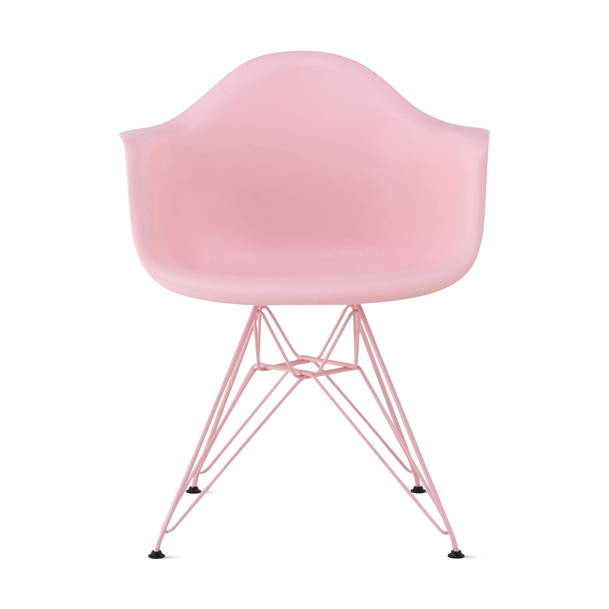 Herman Miller x HAY Eames Molded Recycled Plastic Armchair - Powder Pink - Image 2