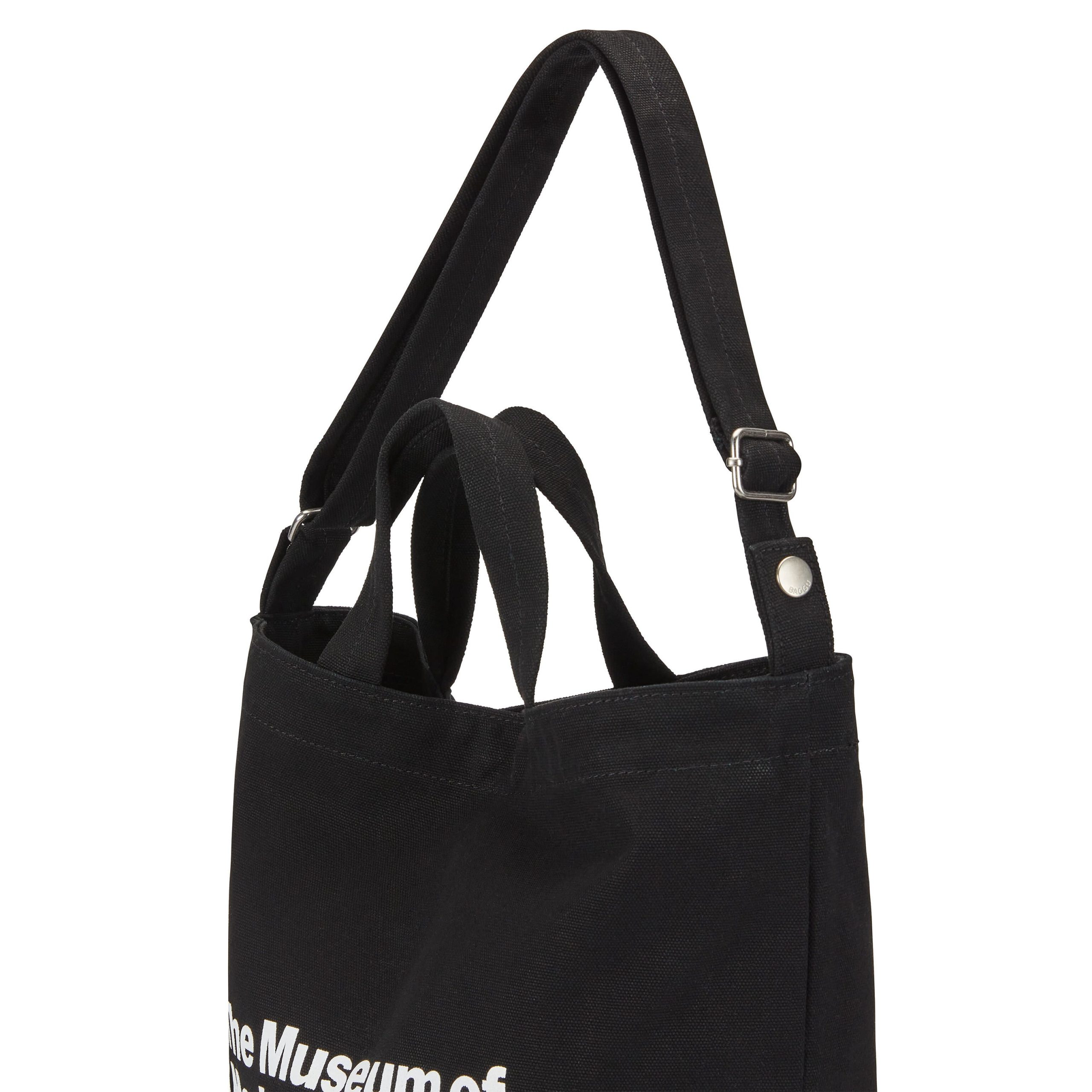 MoMA Baggu Recycled Cotton Duck Bag - Black - Image 3