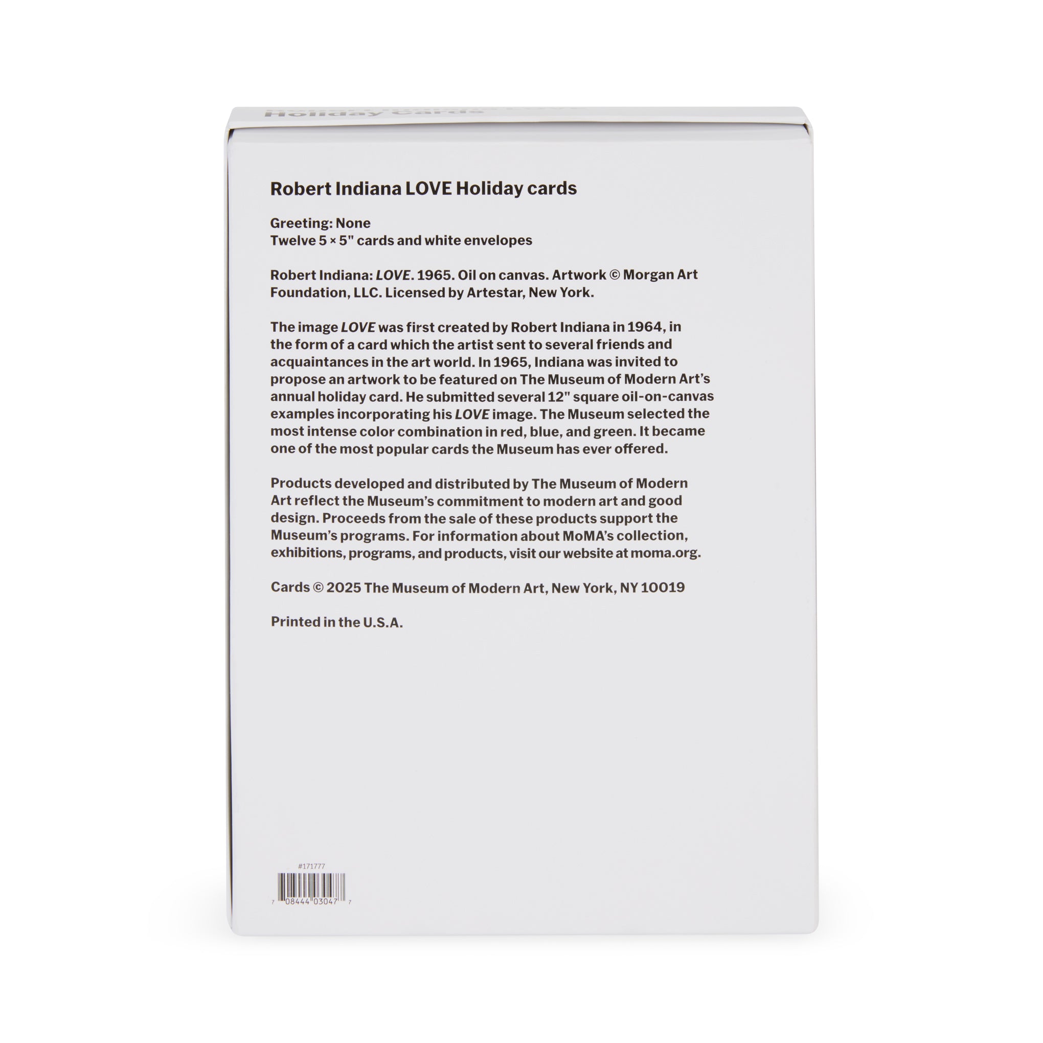 Robert Indiana LOVE Note Cards - Set of 12 - Image 6