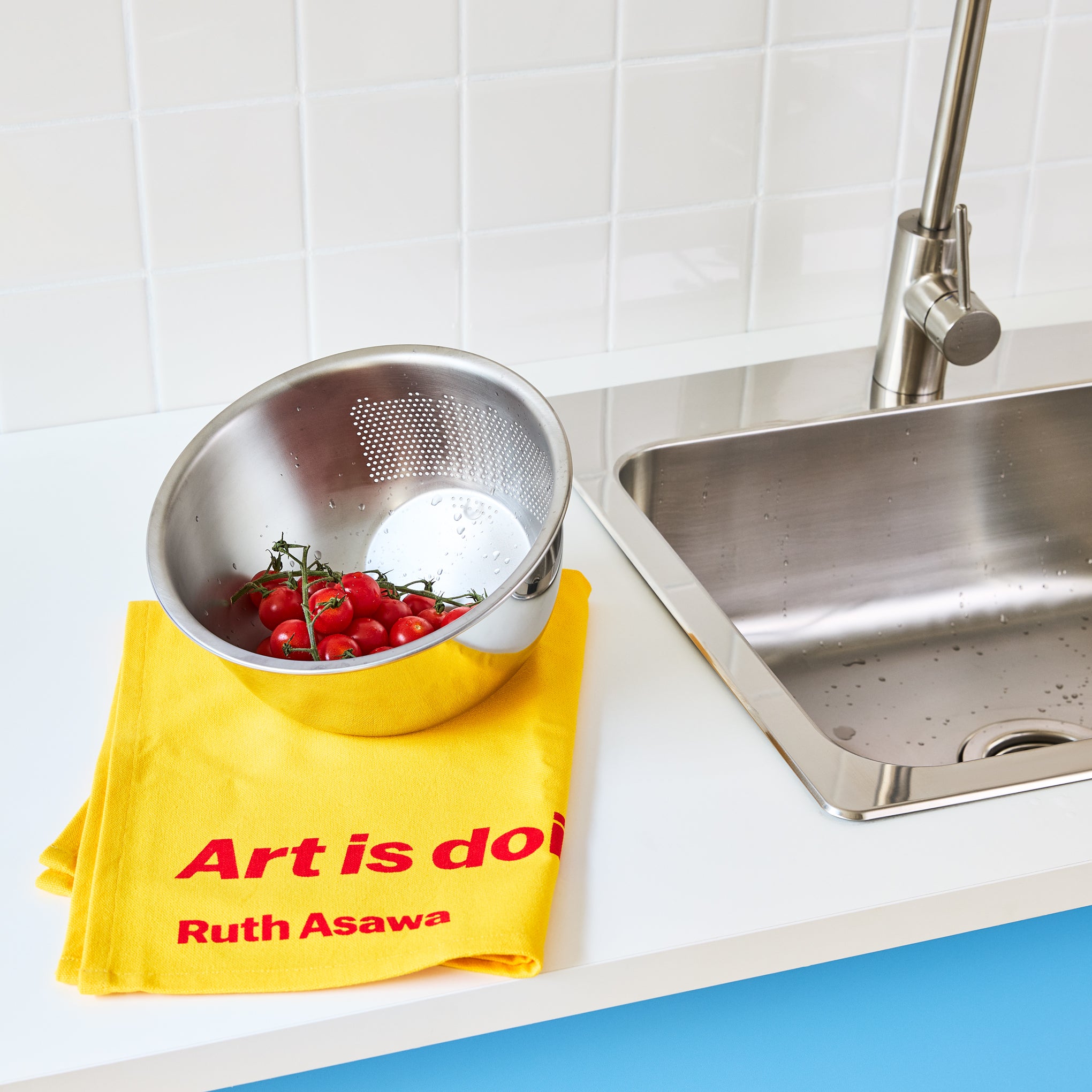 MoMA Artist Quote Cotton Tea Towel - Ruth Asawa - Image 2