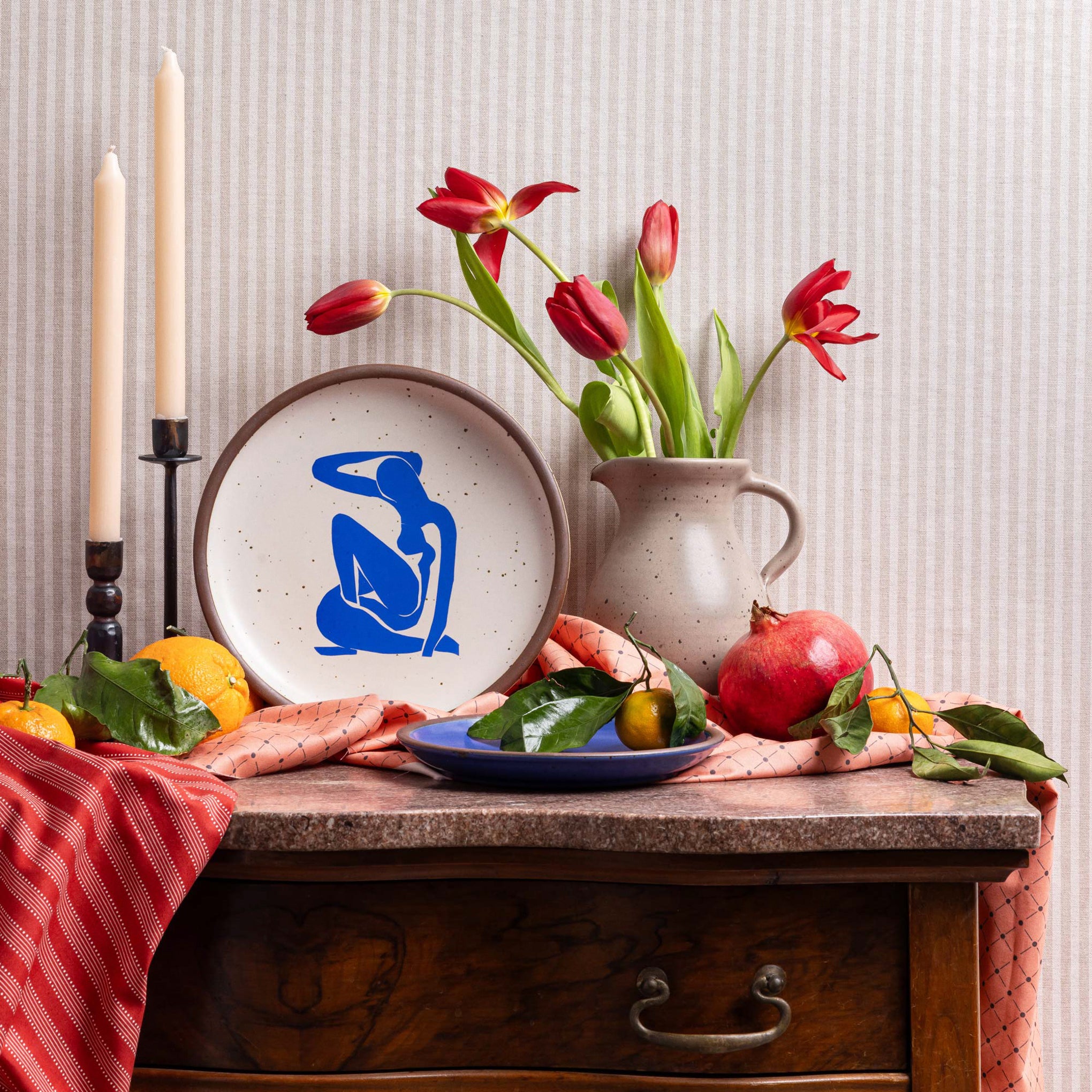 Henri Matisse Nu bleu. I?CIV Stoneware Dinner Plates - Set of 4 - Image 7