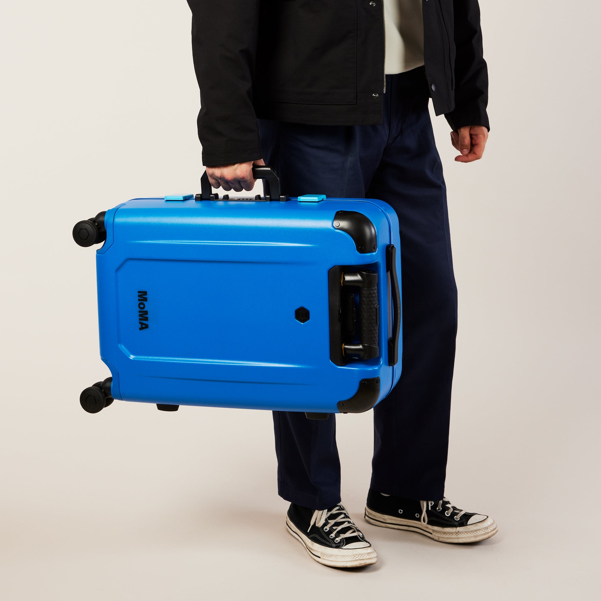 MoMA Solgaard Carry-On Closet Suitcase 4.0 - Blue - Image 6