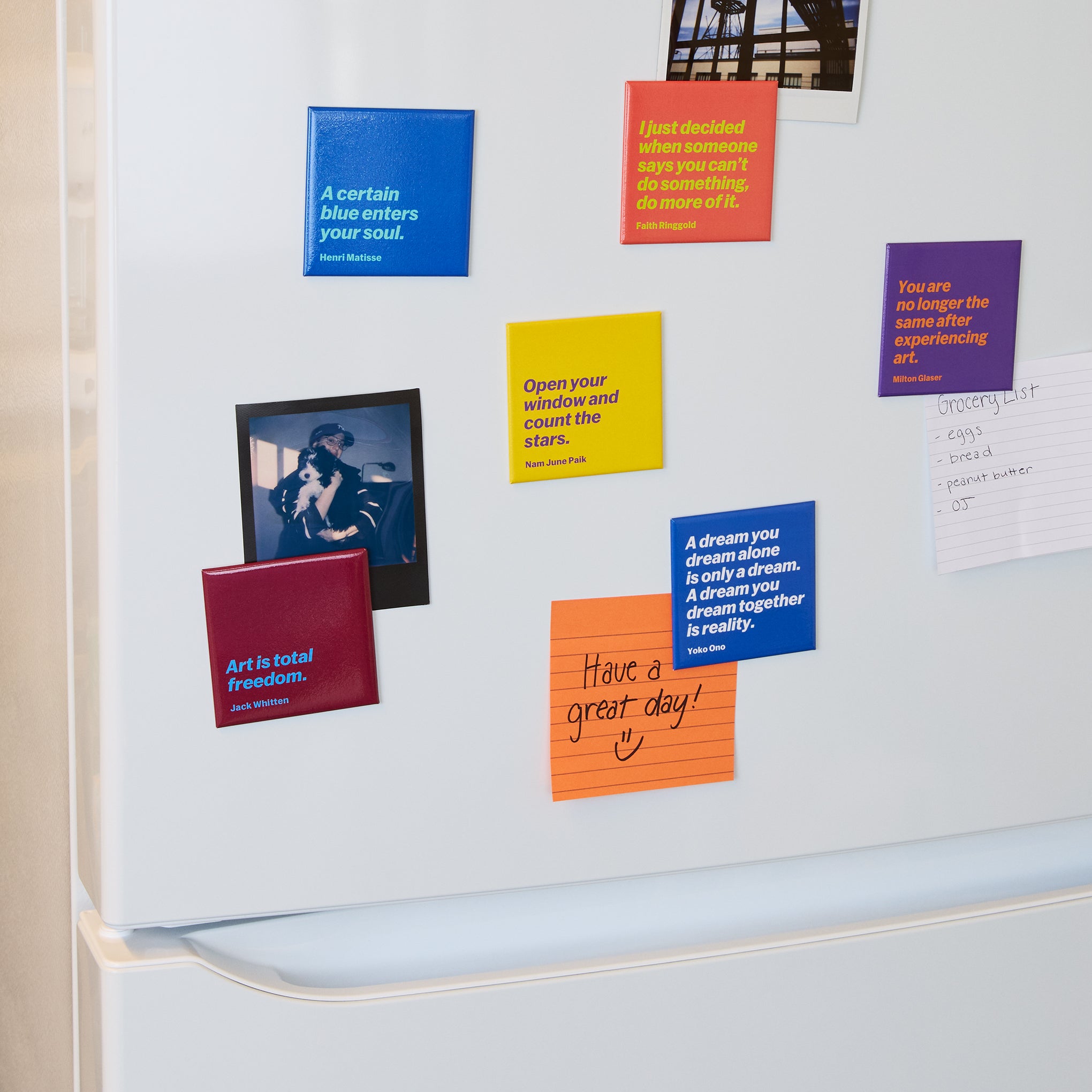 Milton Glaser Art Quote Magnet - Image 2