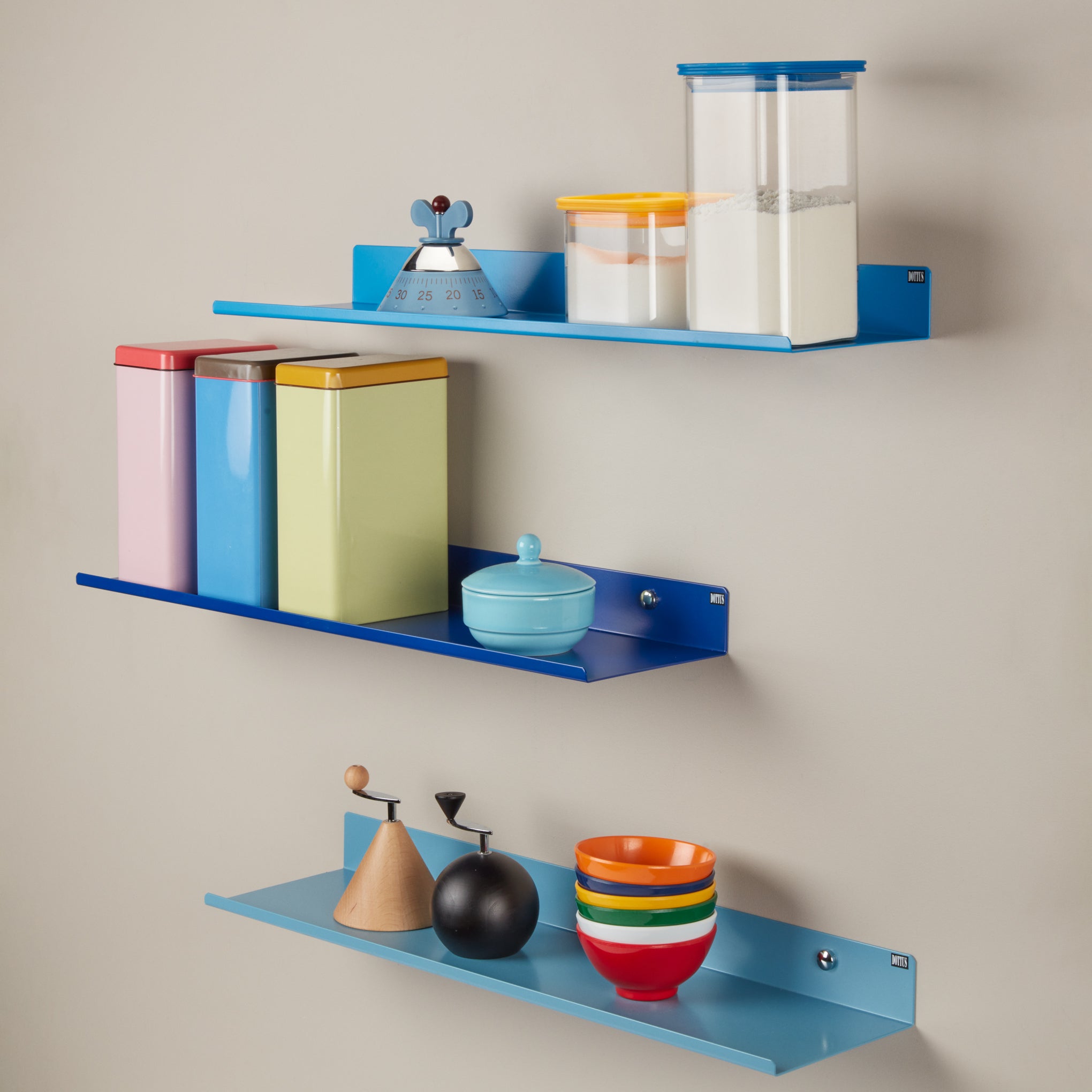 Wall-Mounted Shelving - Set of 3 - Image 2
