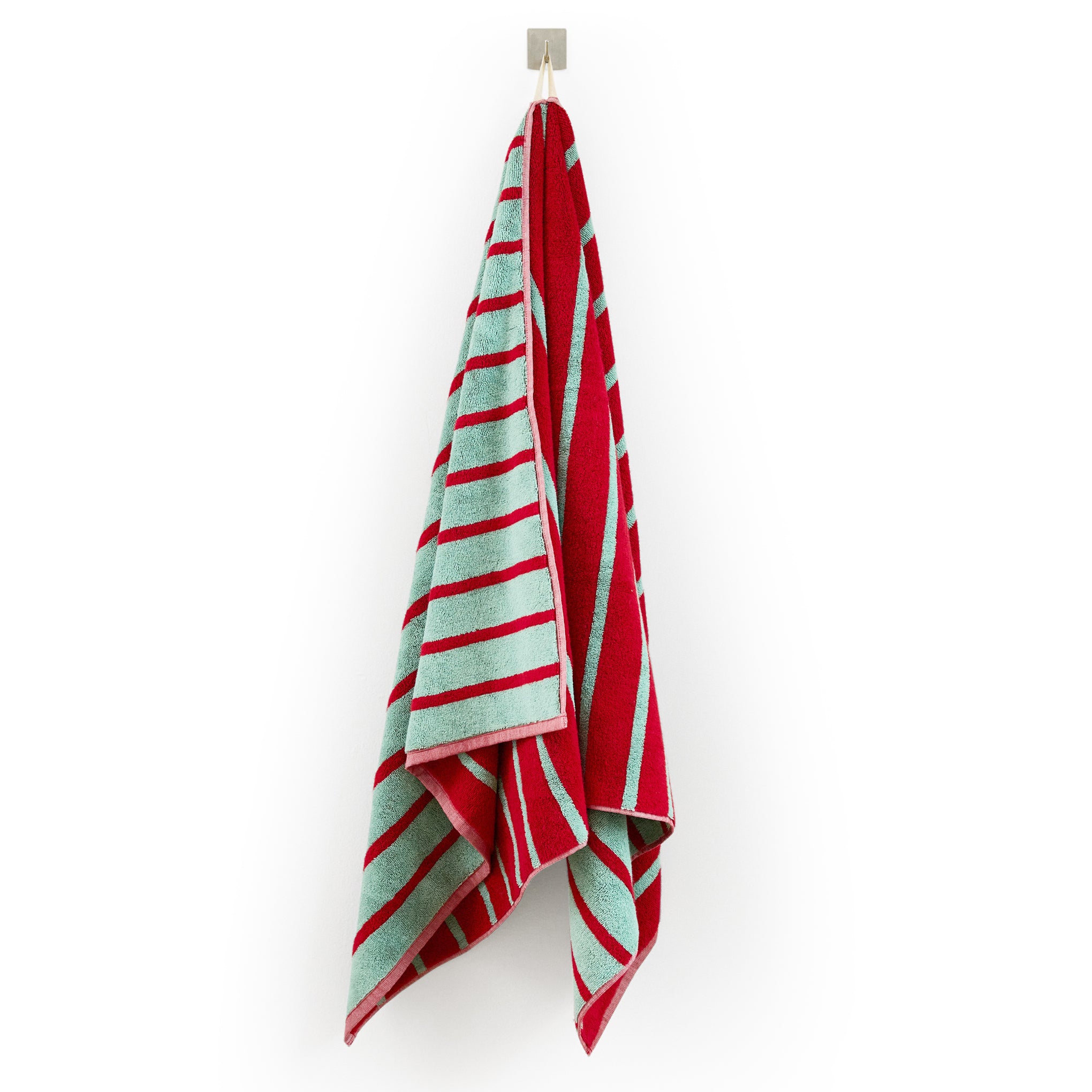 Dusen Dusen Bird Striped Cotton Towel - Tanager - Image 4