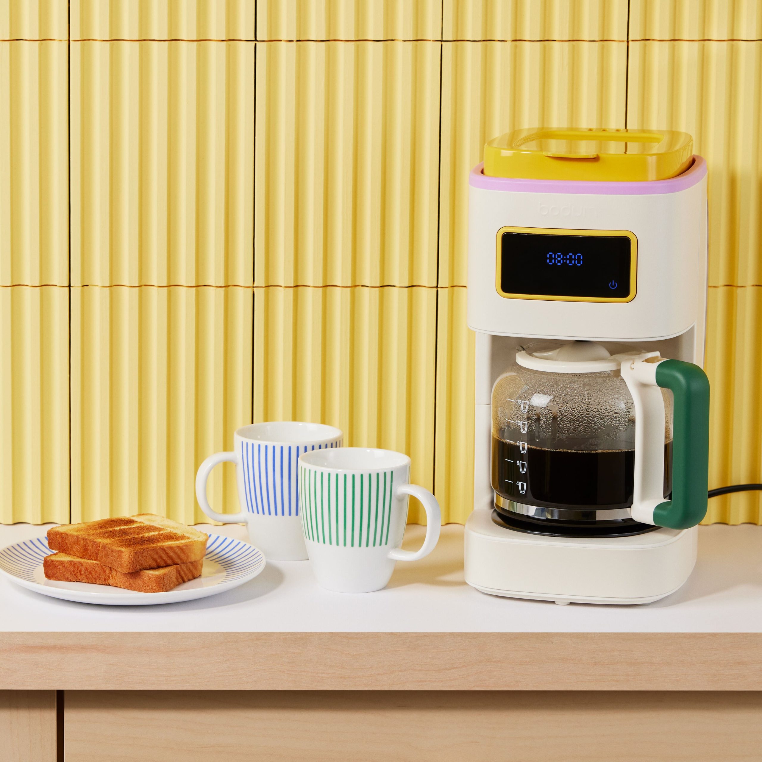 Bodum Programmable 12-Cup Coffee Maker - White/ Multi - Image 7