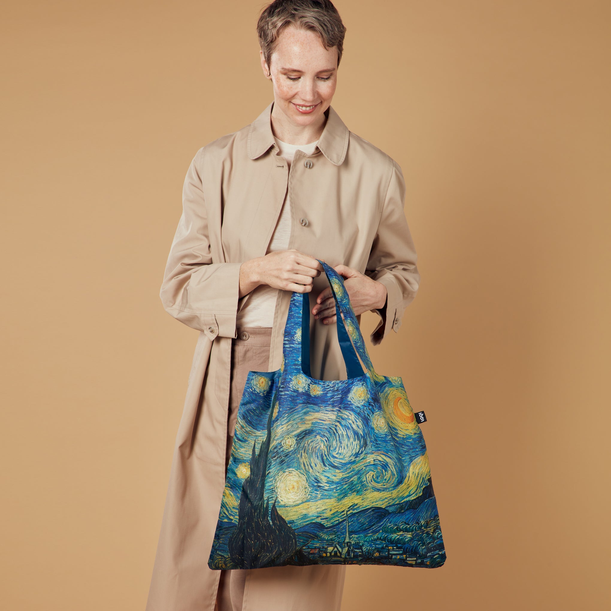 Loqi Recycled Polyester Artist Tote Bag - Van Gogh - Image 6