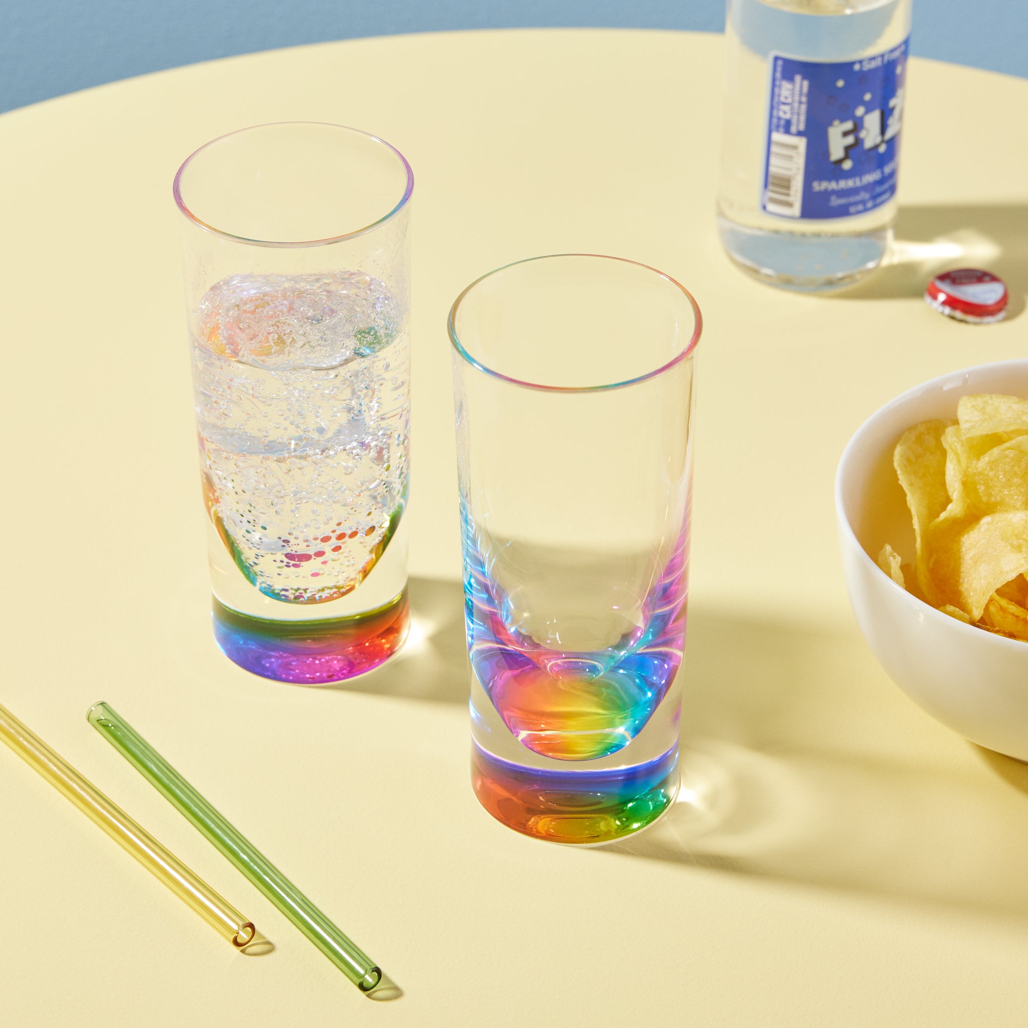 Teardrop Rainbow Acrylic Tumbler - Image 2