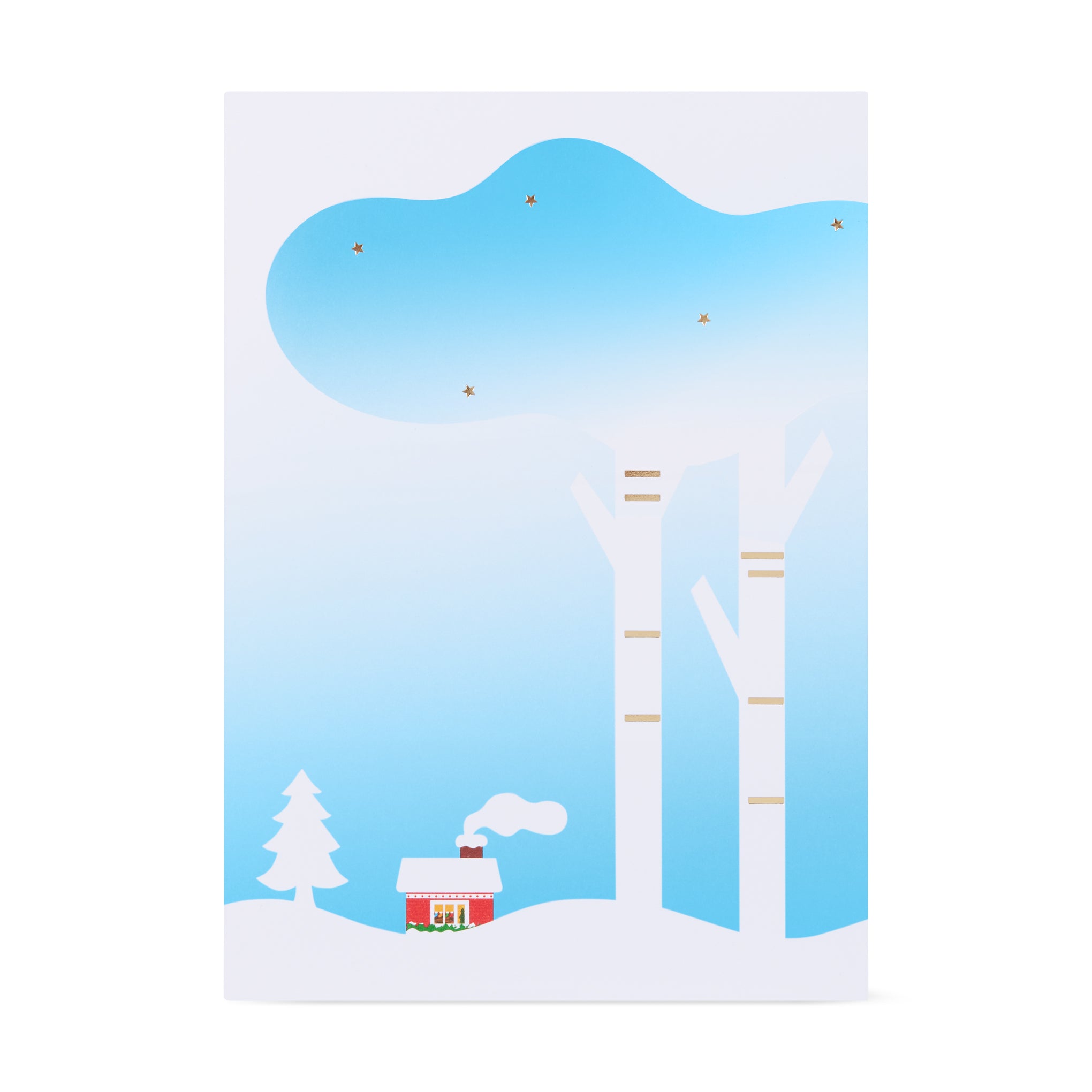 Christmas Cabin Holiday Pop-Up Cards - Set of 8 - Image 2