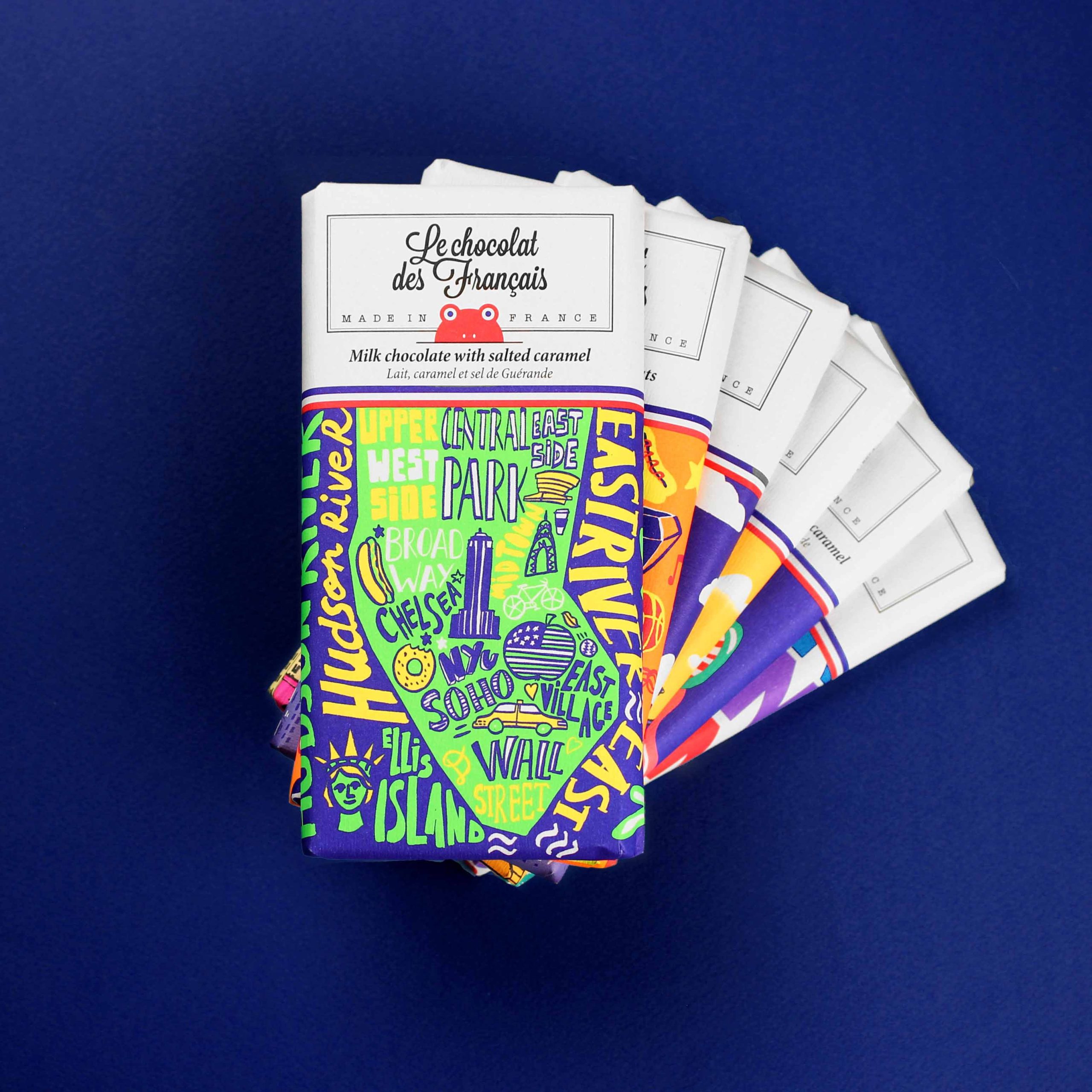 Le chocolat des Français Chocolate Bar- NYC Map - Image 2