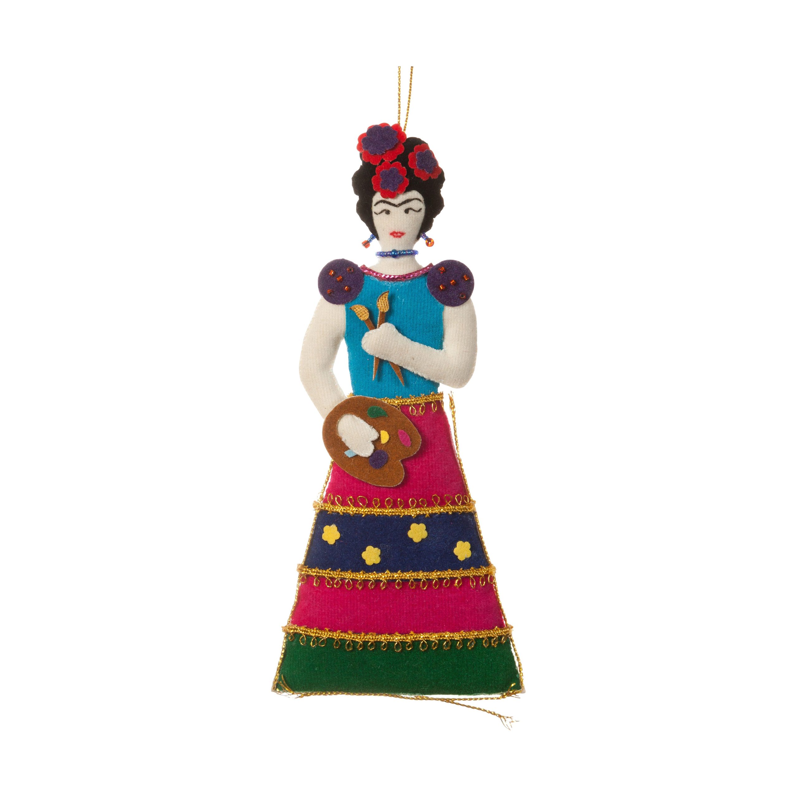St. Nicolas Frida Kahlo Holiday Ornament
