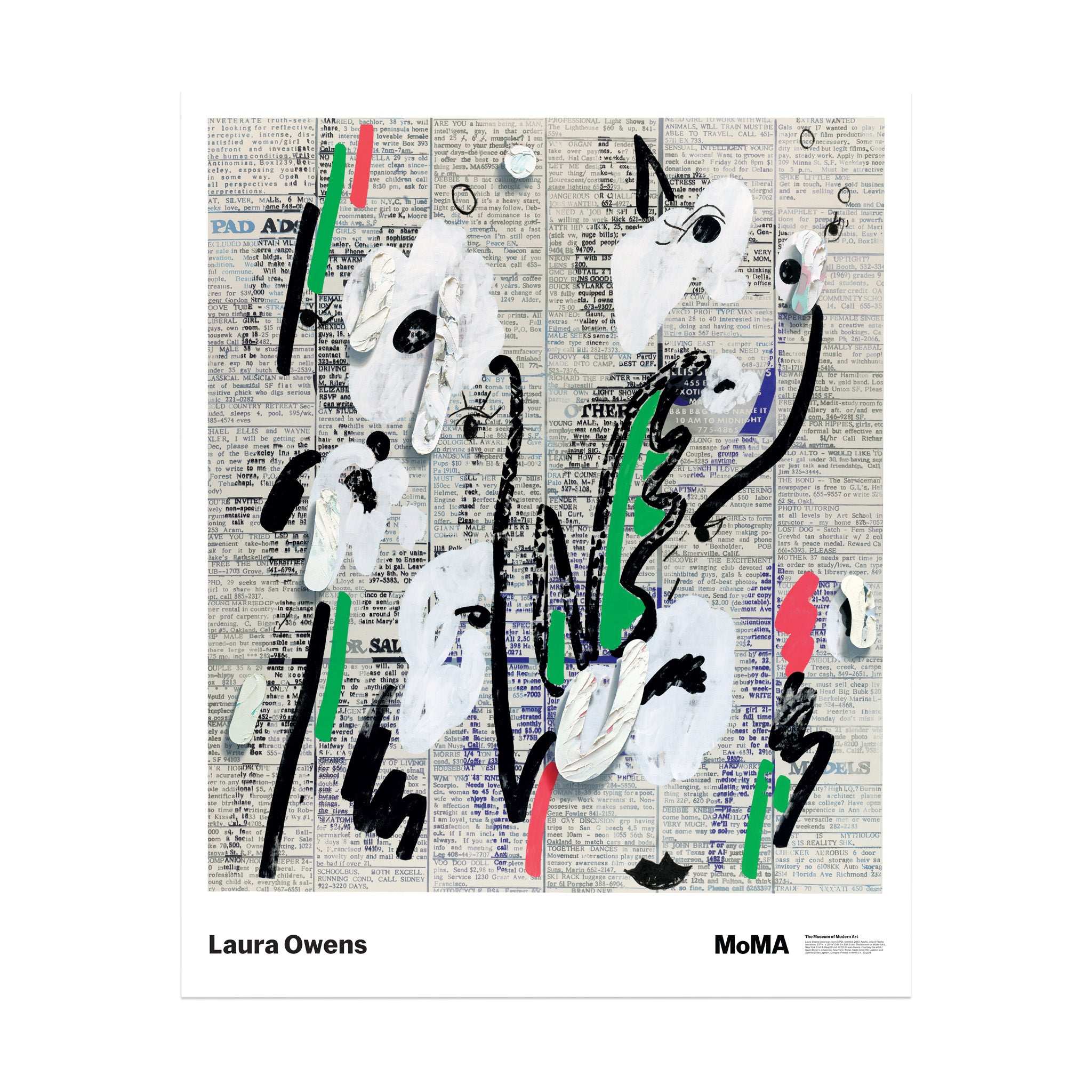 Laura Owens: Untitled Poster