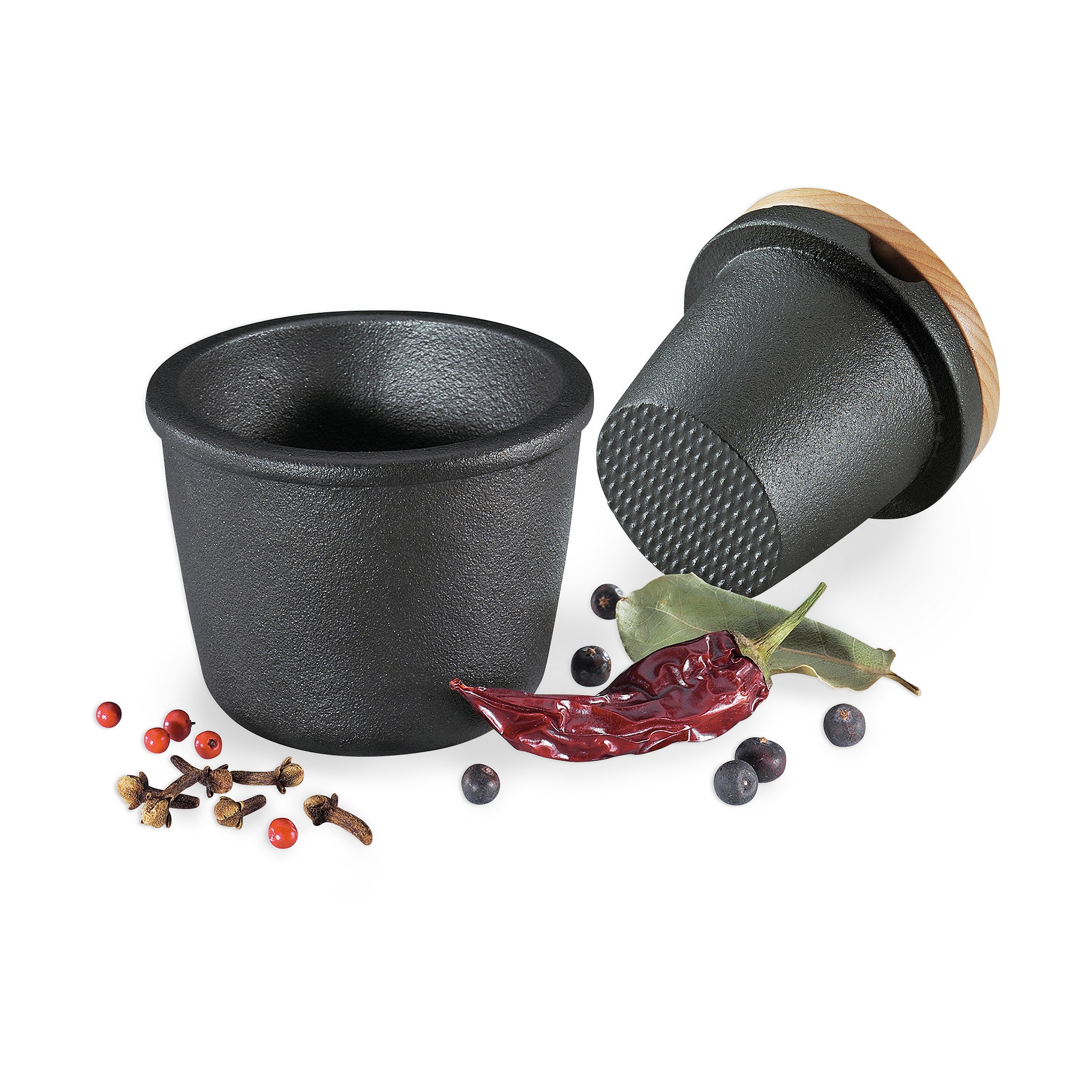 Cast Iron Spice Grinder with Storage - Image 5