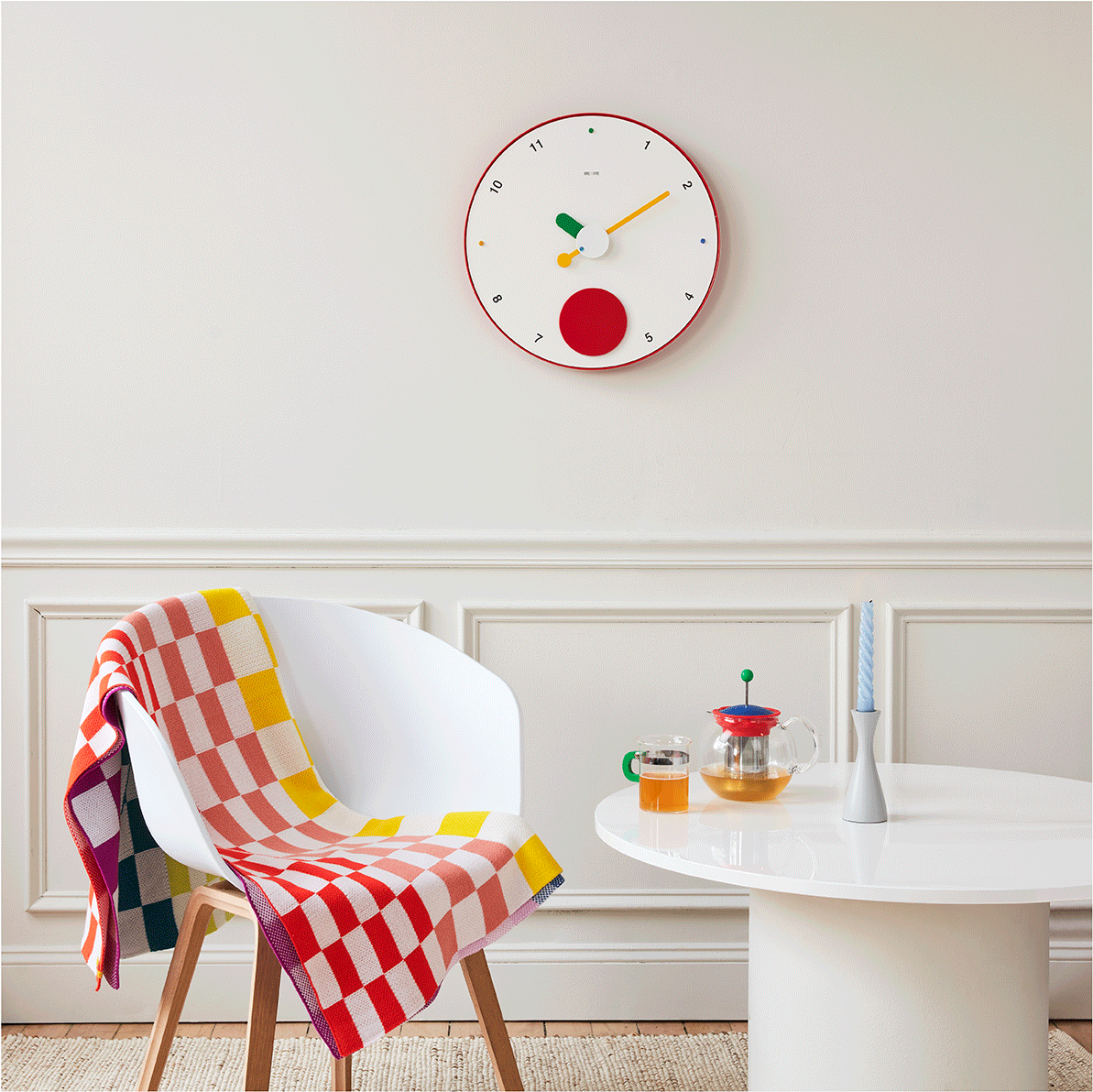 Contrattempo Wall Clock - Black - Image 8