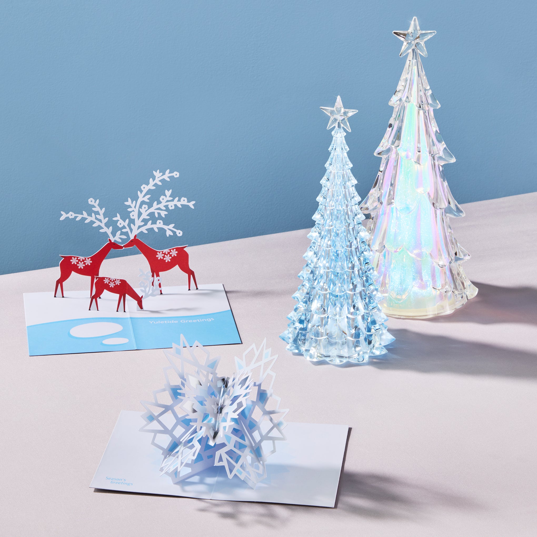 Yule Deer Holiday Pop-Up Cards - Set of 8 - Image 2