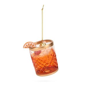 Cocktail Glass Holiday Ornament - Old Fashioned
