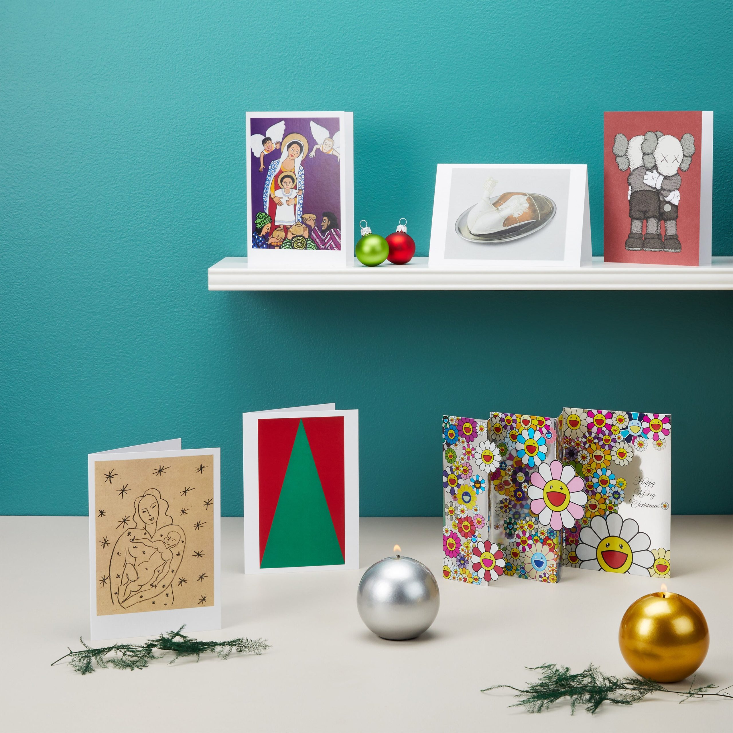 Takashi Murakami Christmas Flowers Holiday Cards - Set of 12 - Image 4