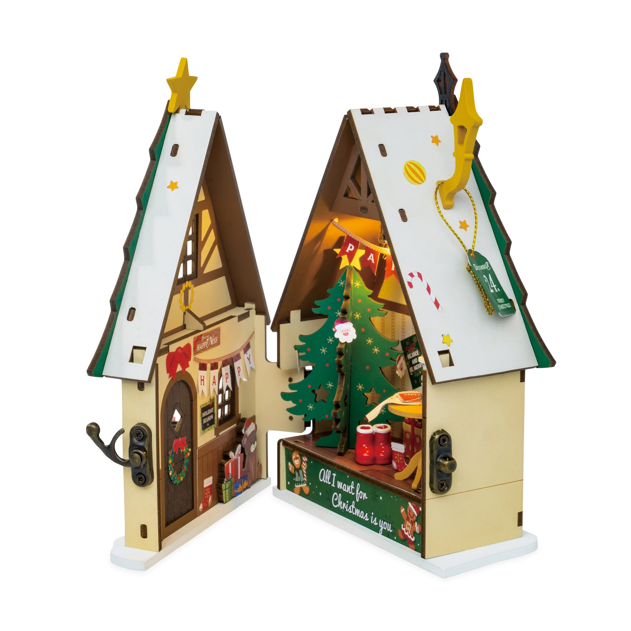 Rolife Mini Christmas House Kit - Image 3