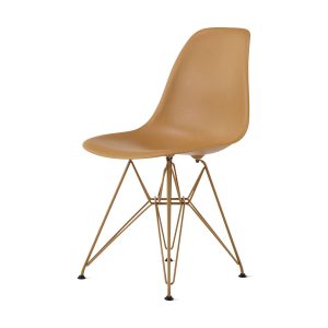 Herman Miller x HAY Eames Molded Recycled Plastic Side Chair - Toffee
