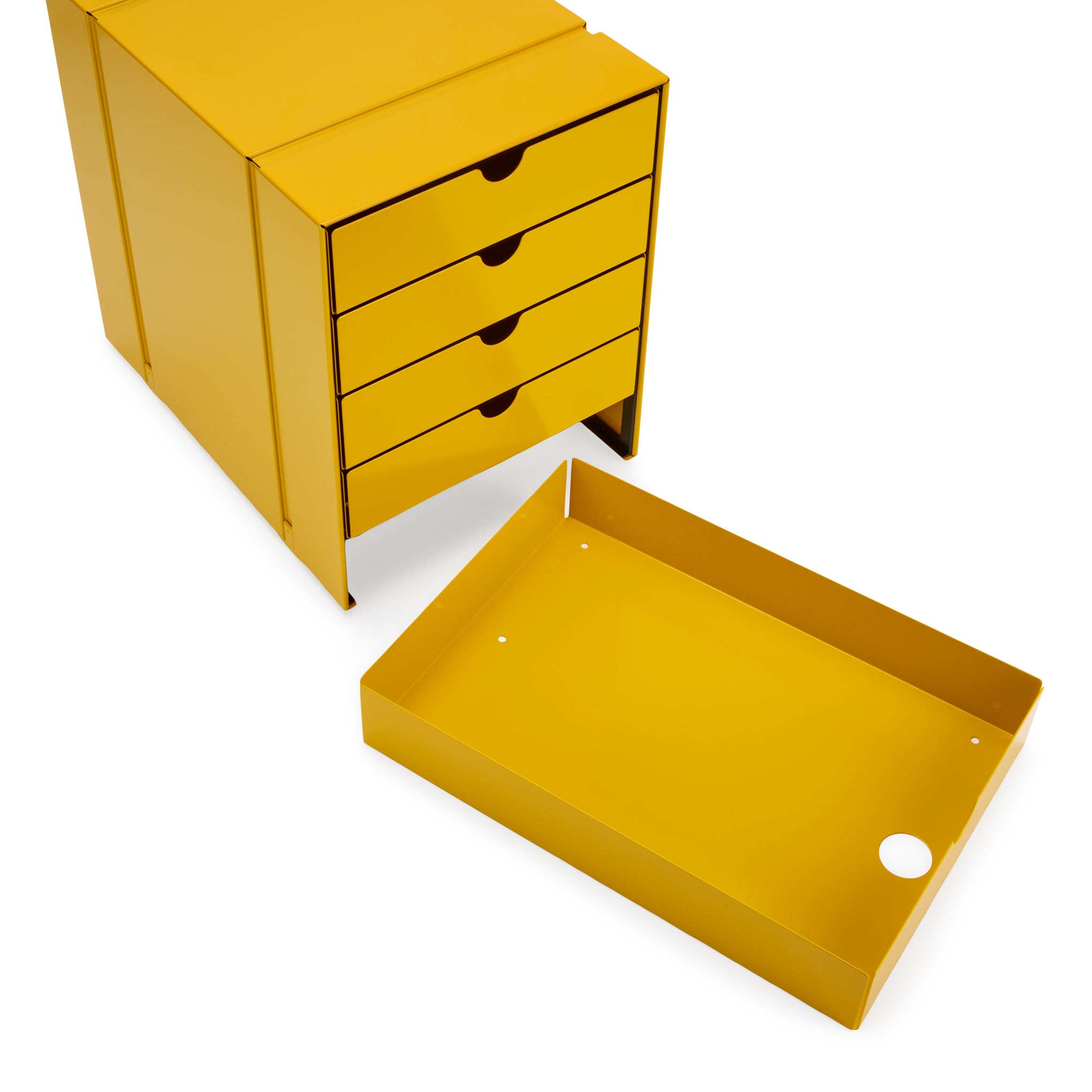 USM Haller 5-Drawer Set - Yellow - Image 6