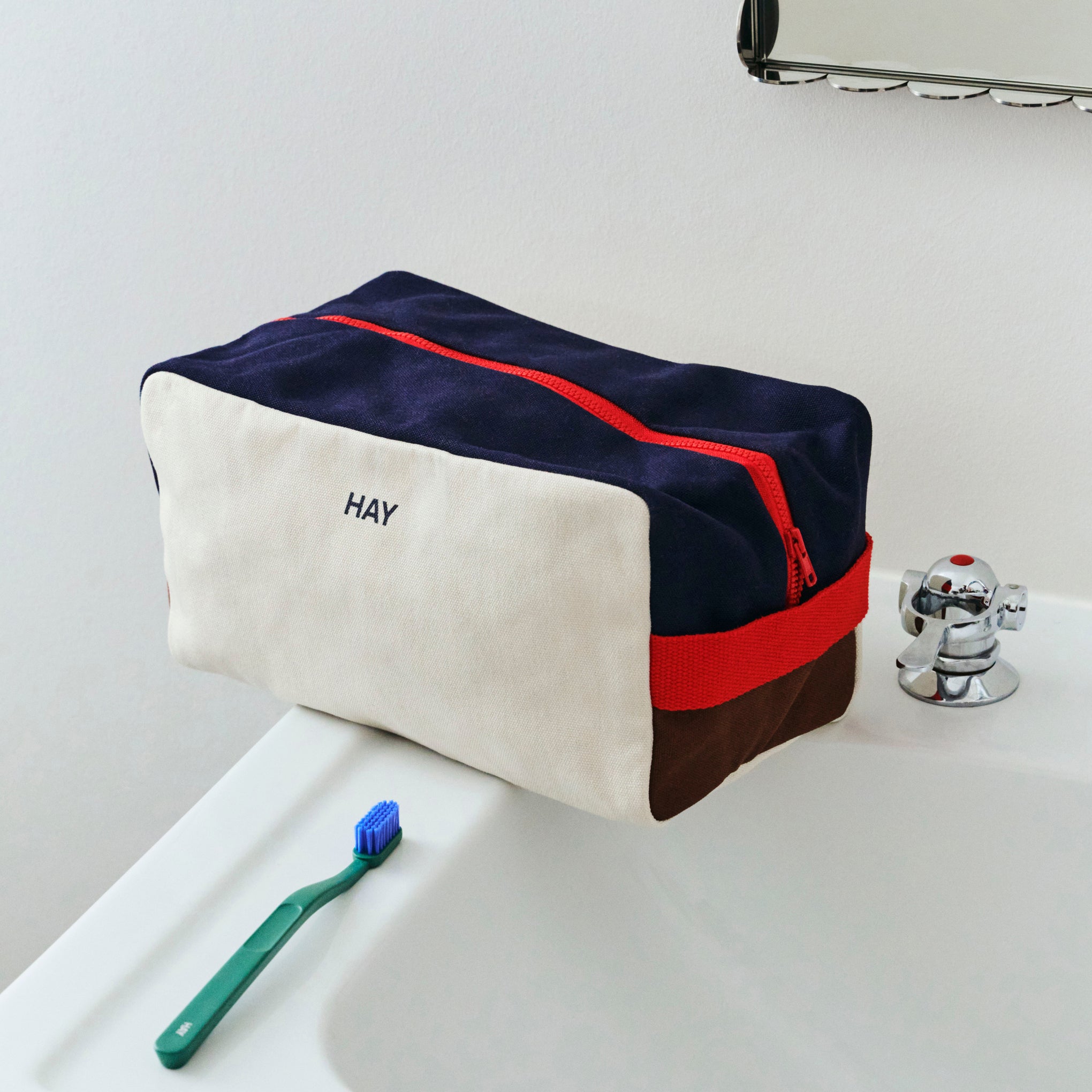 HAY Toiletry Bag - Electric Blue/ Multi - Image 2