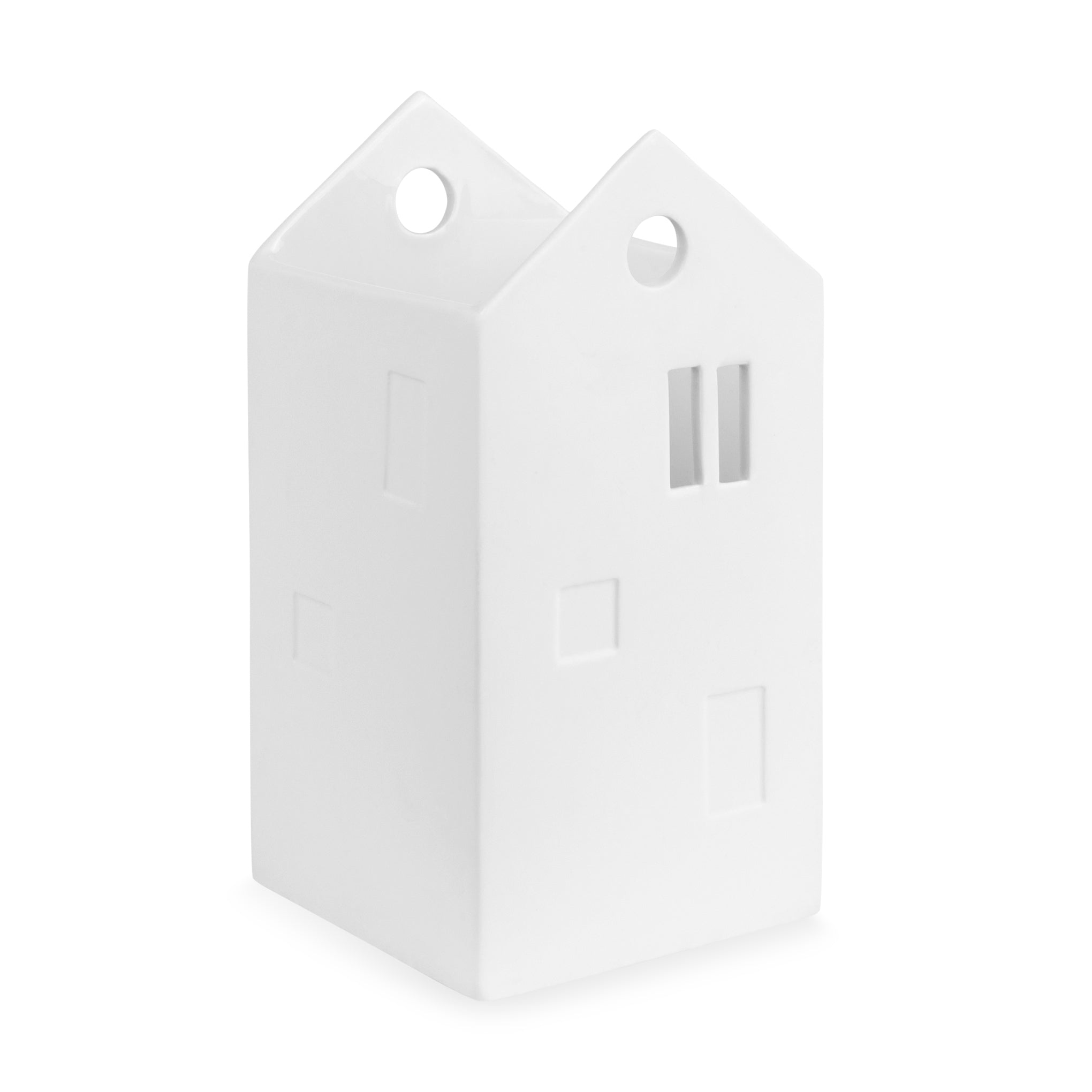 Village House Porcelain Vase - Large - Image 2