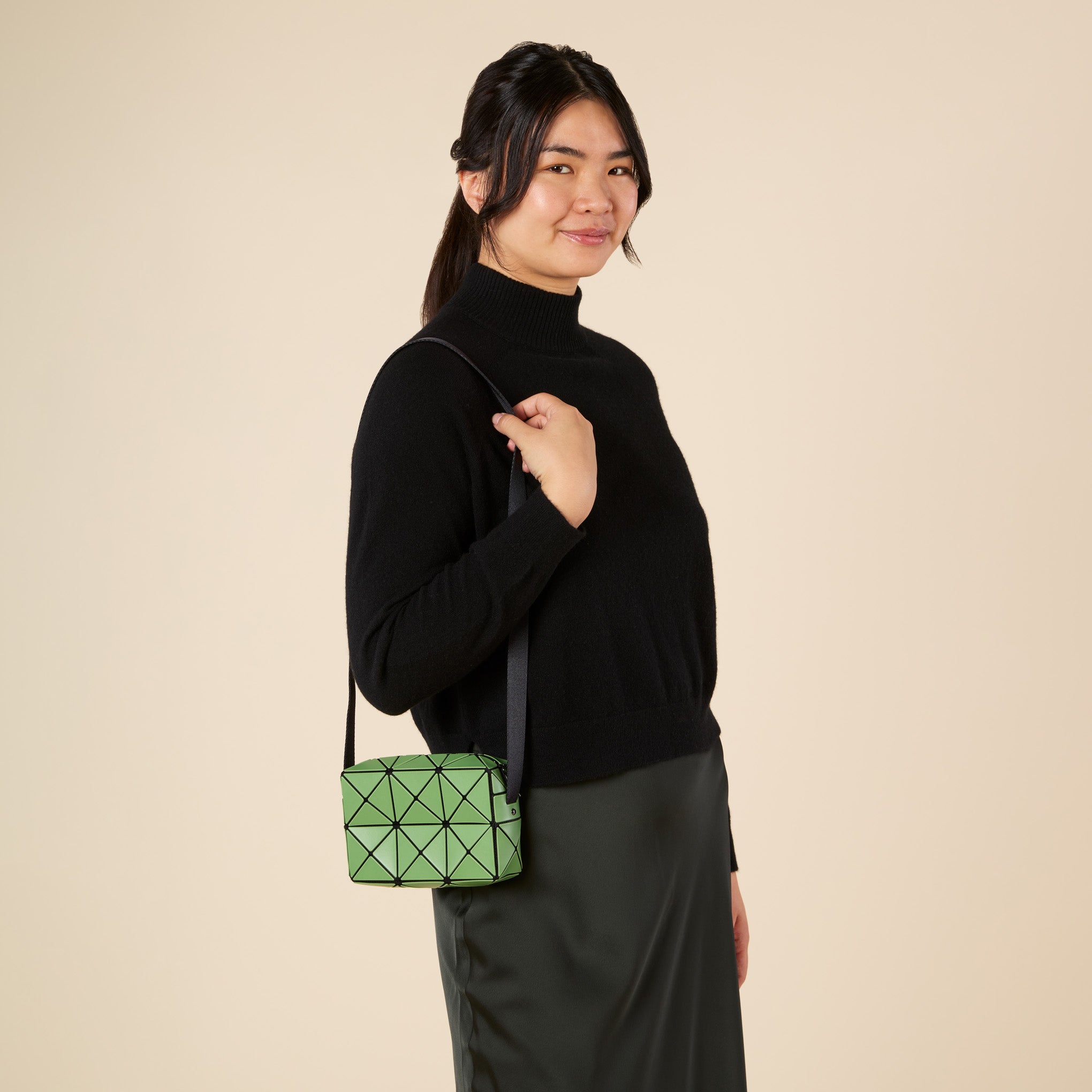 BAO BAO ISSEY MIYAKE Cuboid Crossbody Bag - Matcha - Image 2