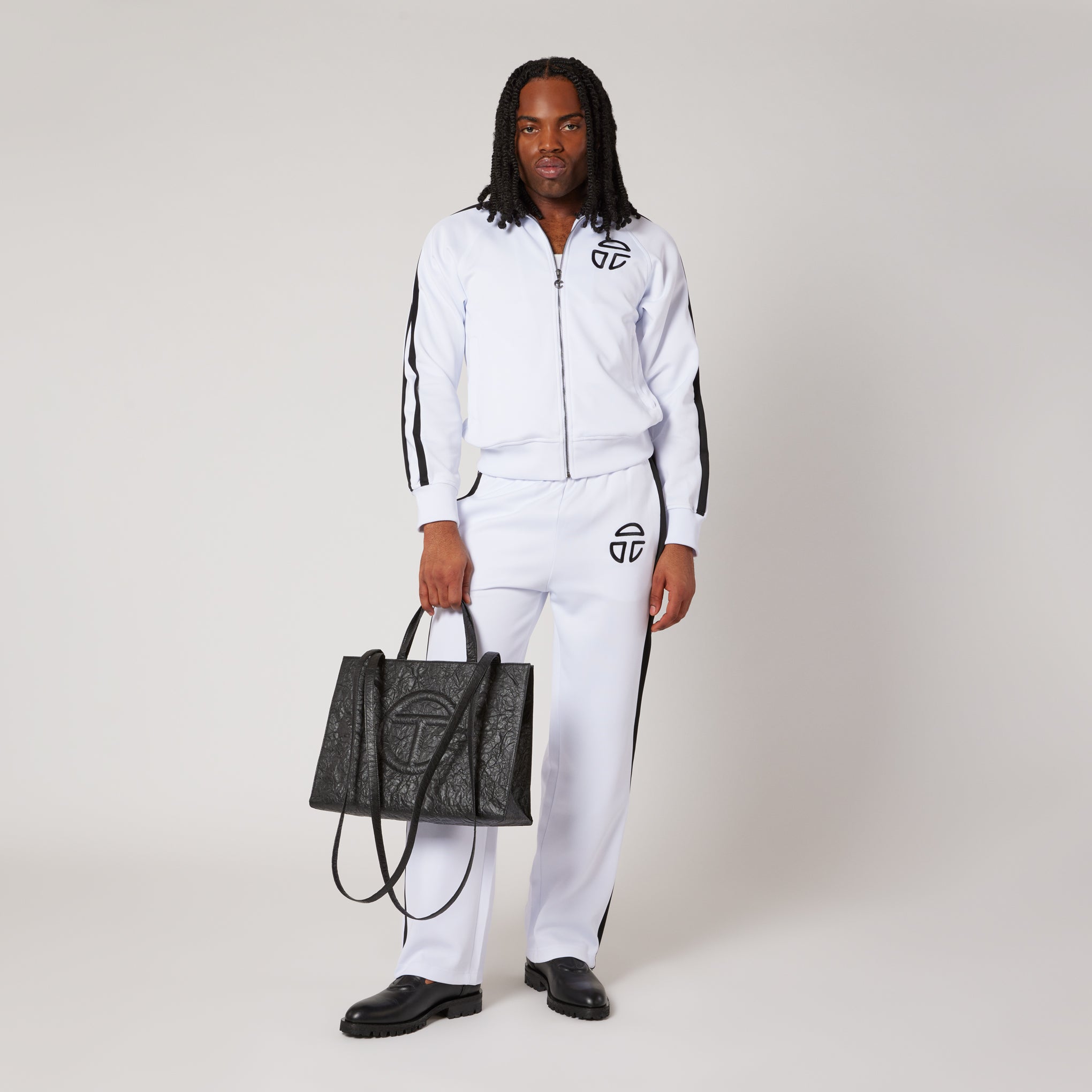 Telfar Tyvek Shopping Bag - Black - Image 13