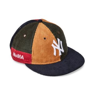 MoMA NY Yankees Patchwork Corduroy 9FIFTY Adjustable Baseball Cap
