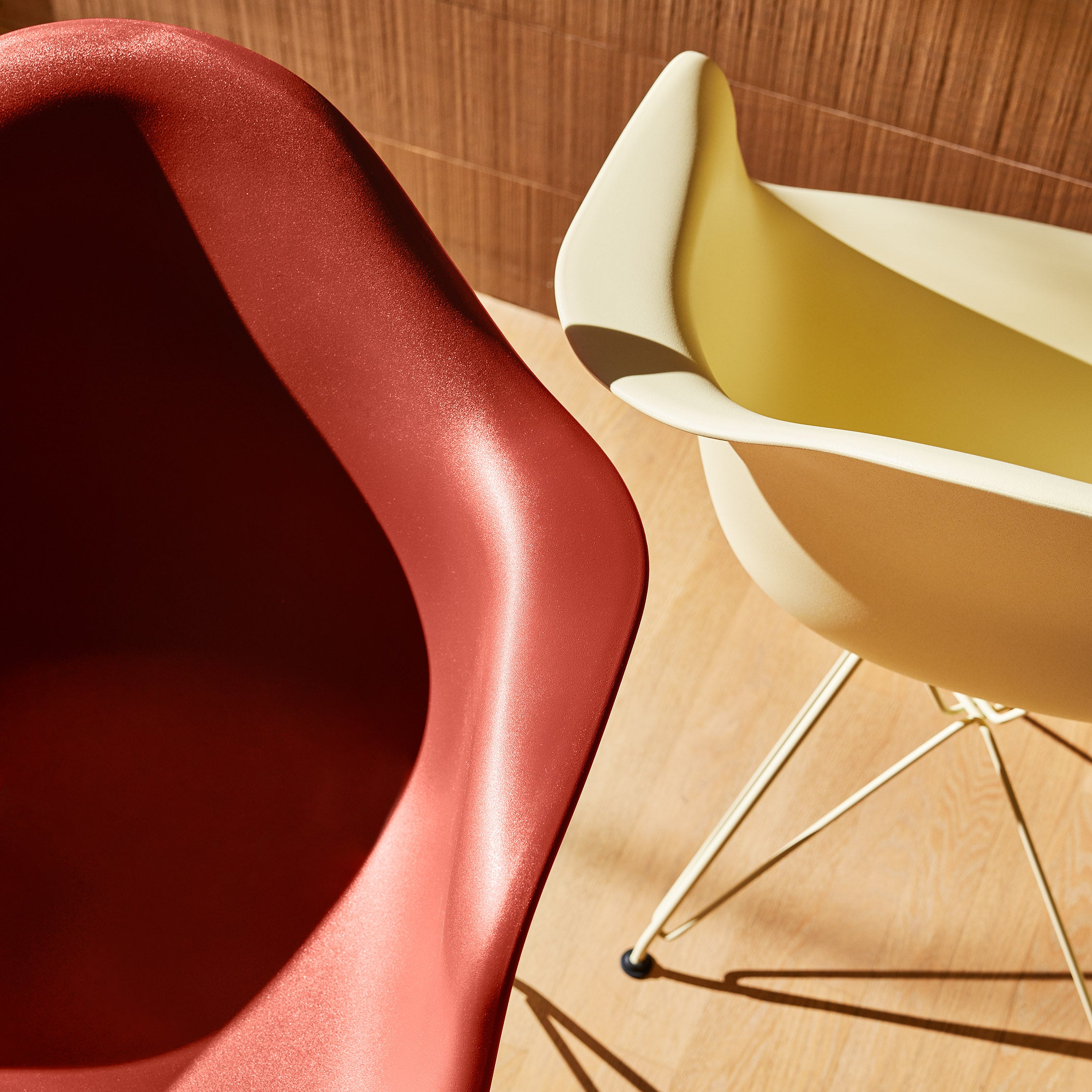 Herman Miller x HAY Eames Molded Recycled Plastic Armchair - Iron Red - Image 2