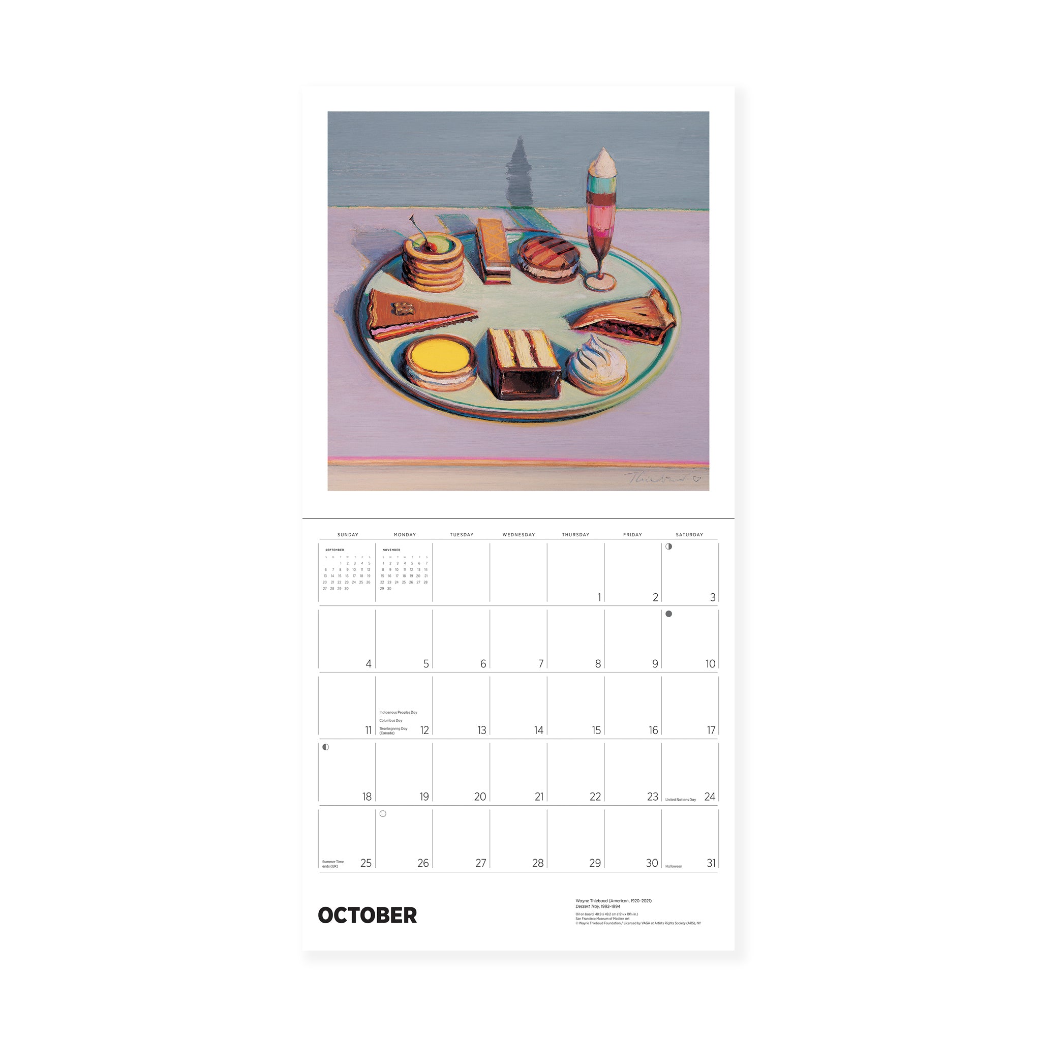 2026 Wayne Thiebaud Wall Calendar - Image 4