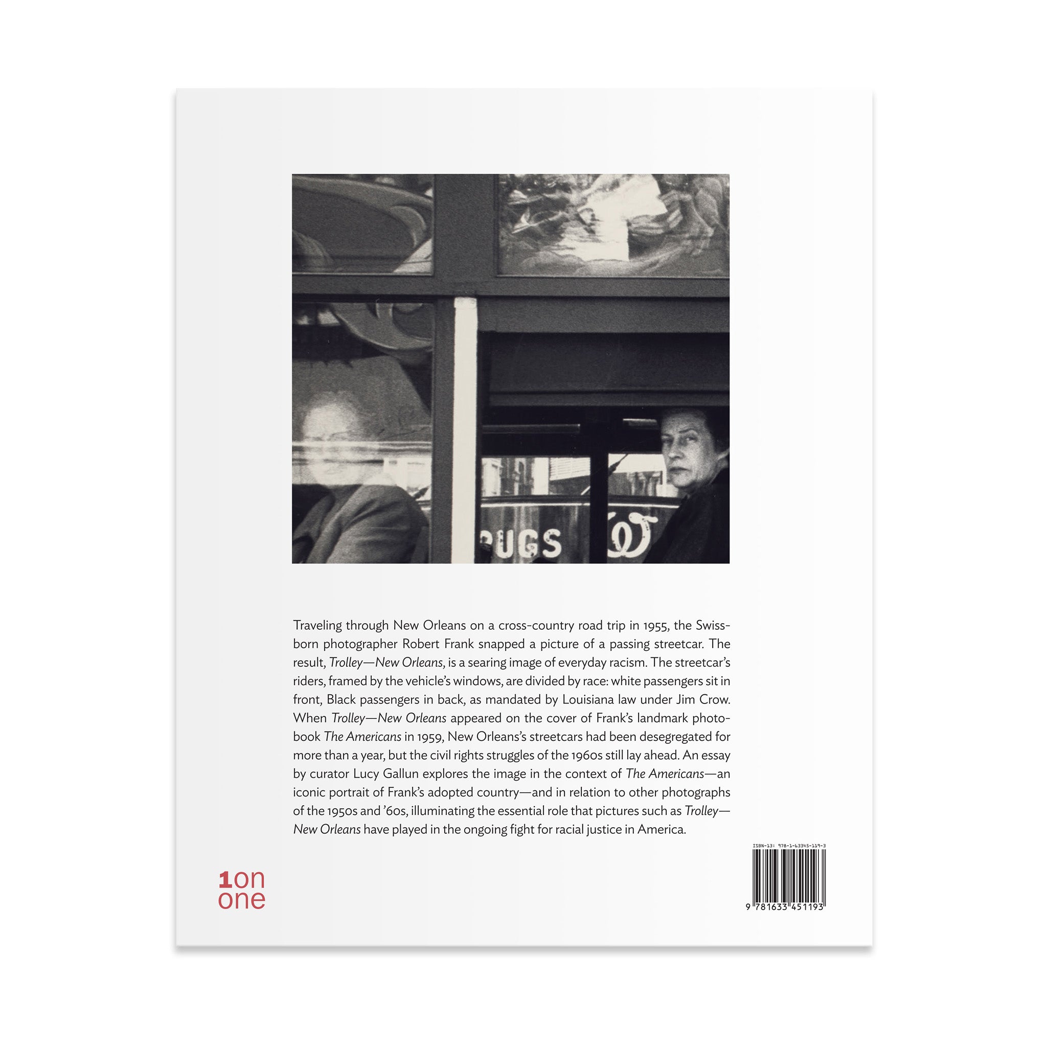 Robert Frank: Trolley—New Orleans. One on One Series - Paperback - Image 3
