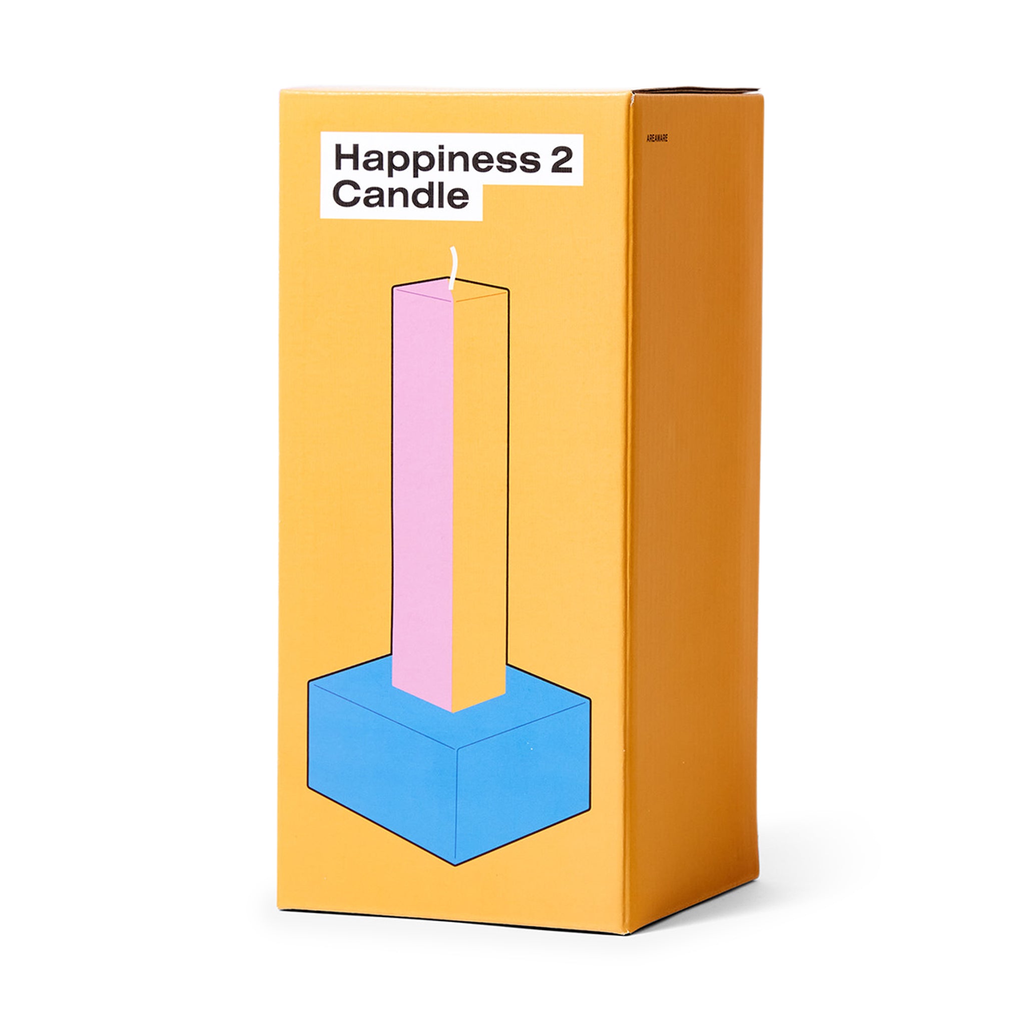 Yinka Ilori Happiness Candle - Orange/ Pink - Image 4