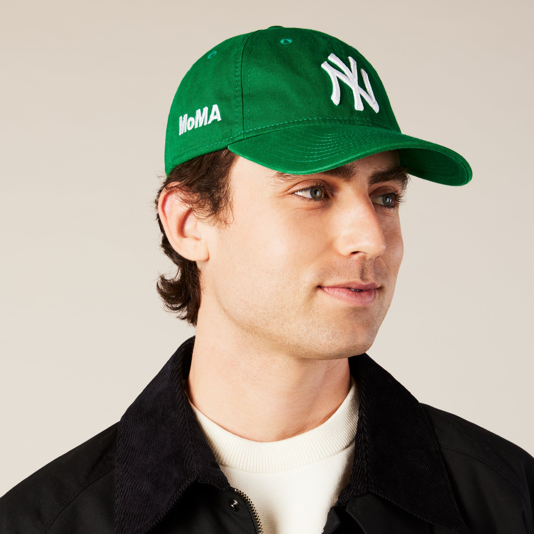 MoMA NY Yankees Adjustable Baseball Cap - Kelly Green - Image 4