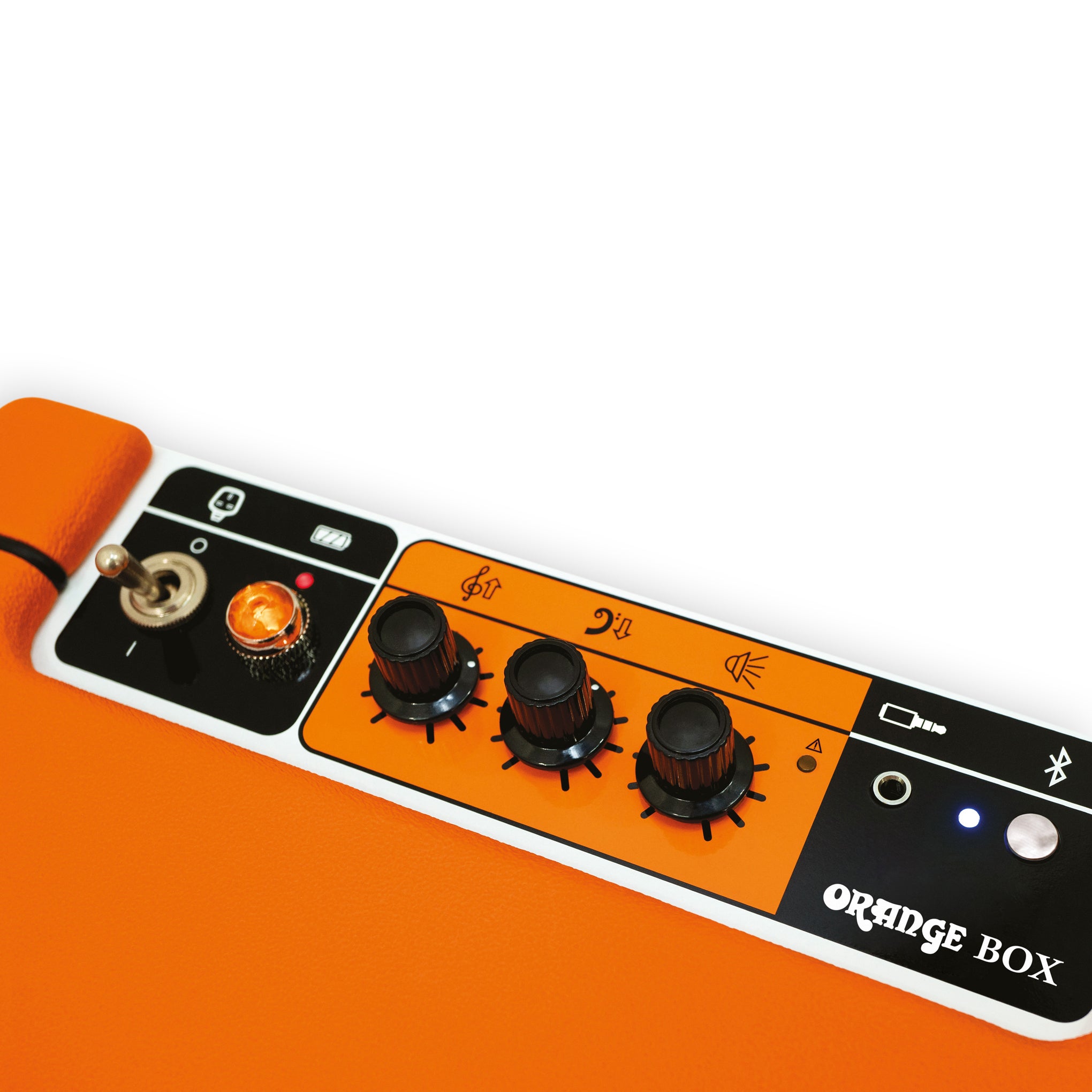 Orange Box Bluetooth Portable Speaker - Orange - Image 6