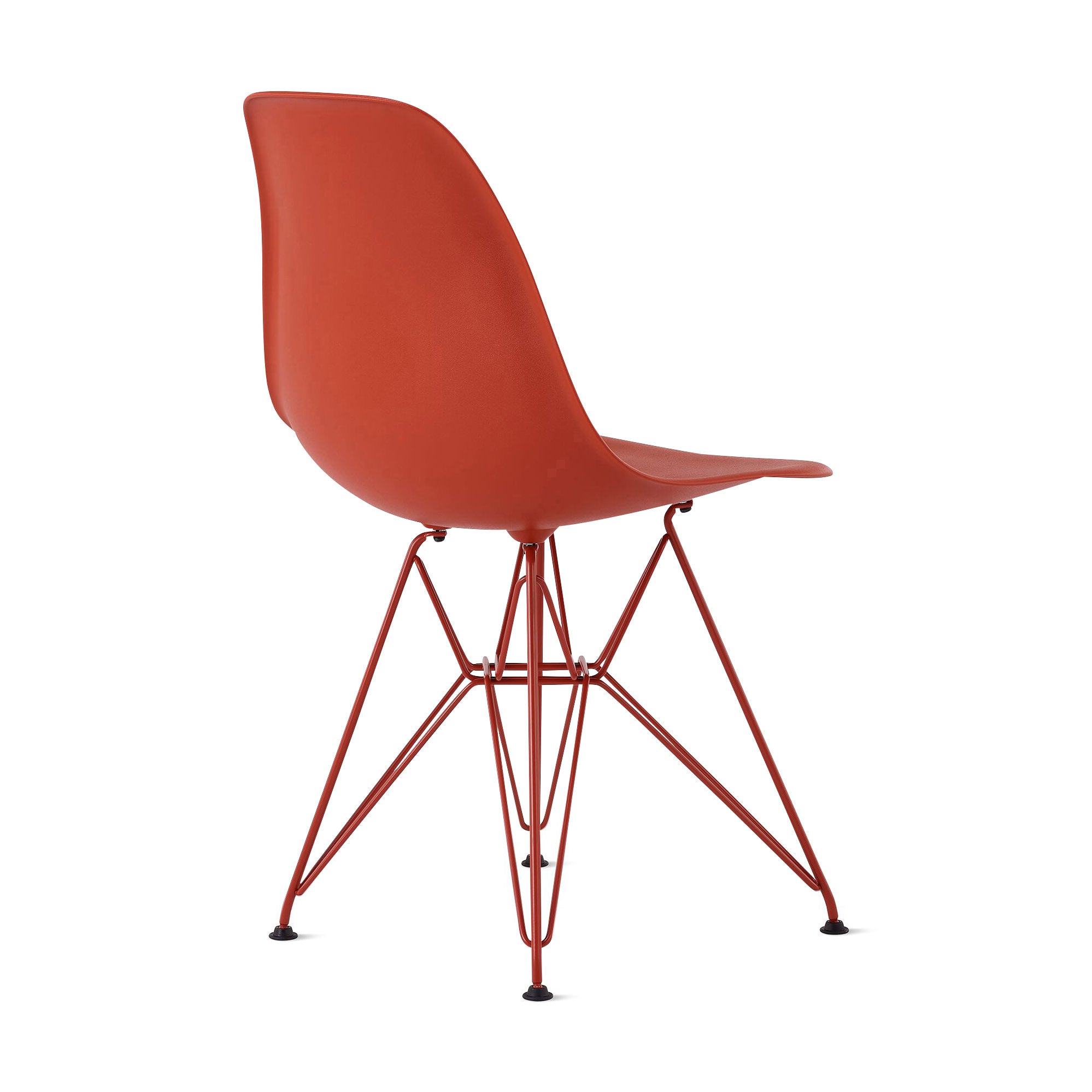 Herman Miller x HAY Eames Molded Recycled Plastic Side Chair - Iron Red - Image 5