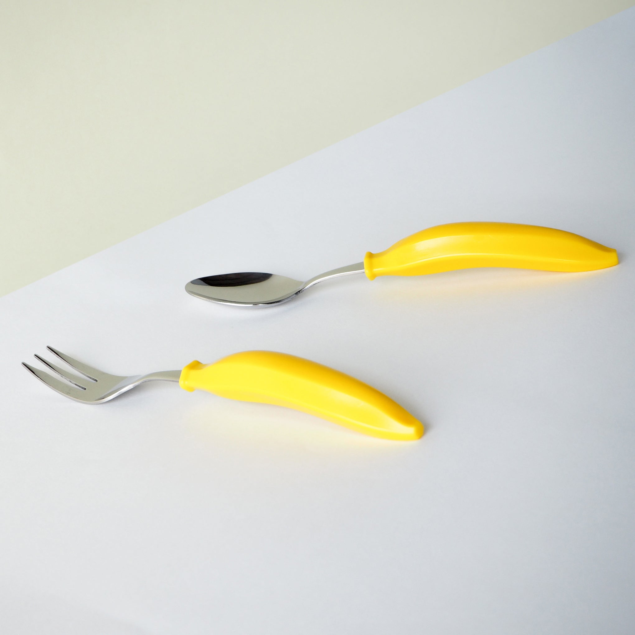 Banana Spoon & Fork Set for Kids - Set of 2 - Image 5